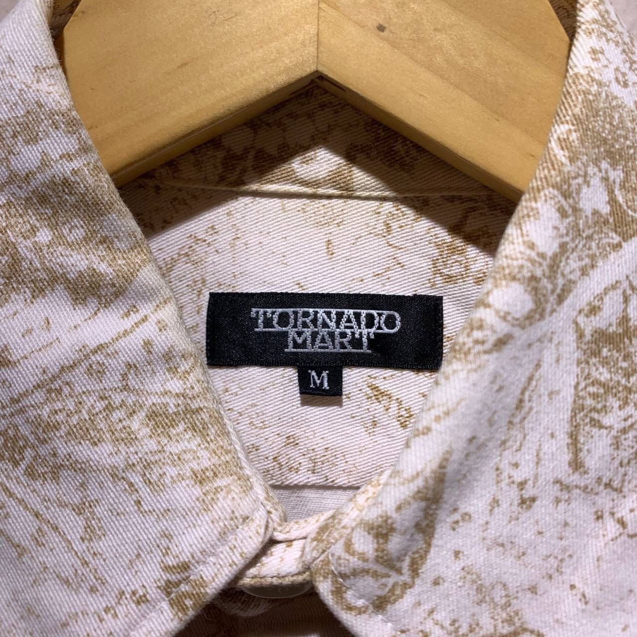 Tornado Mart 🔥 Y2K Tornado Mart Python Flower Paisley Button Up Shirts 🌪️ Size US M / EU 48-50 / 2 - 9 Thumbnail