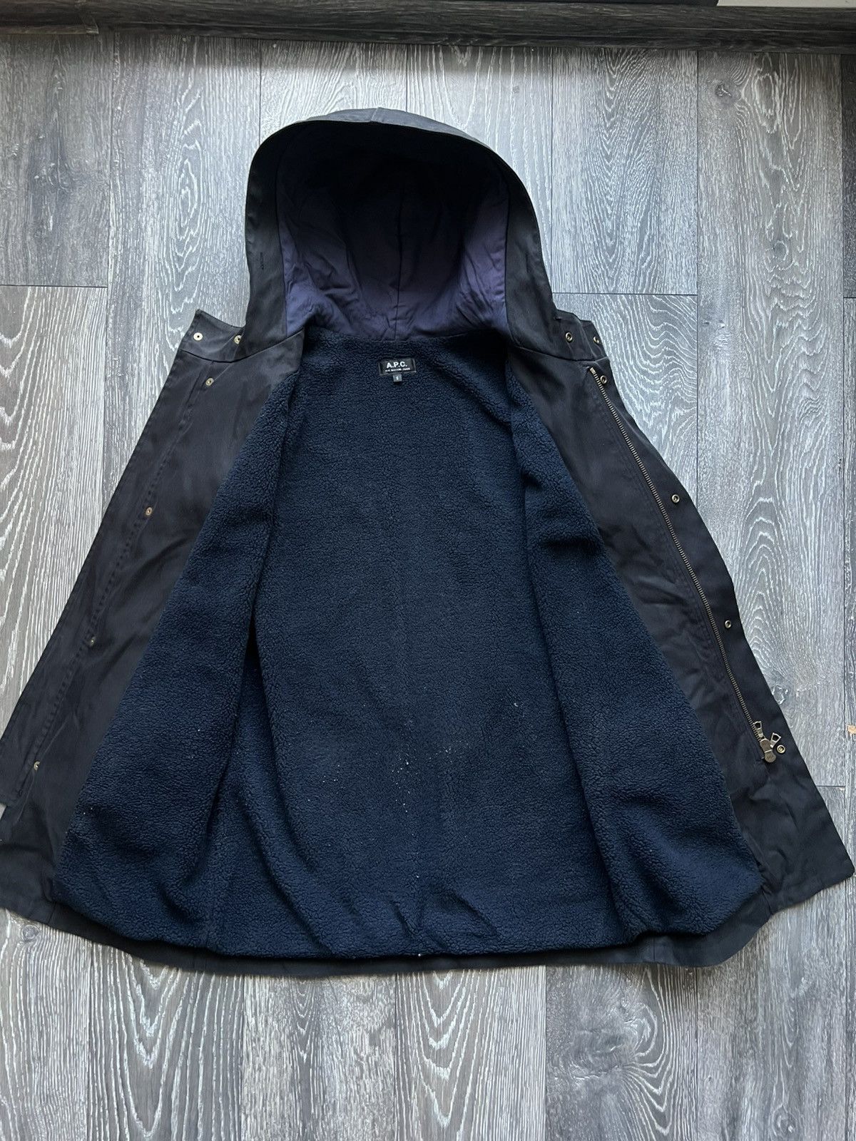 A.P.C. A.P.C. jacket hooded long trench vintage parka Size US S / EU 44-46 / 1 - 7 Thumbnail