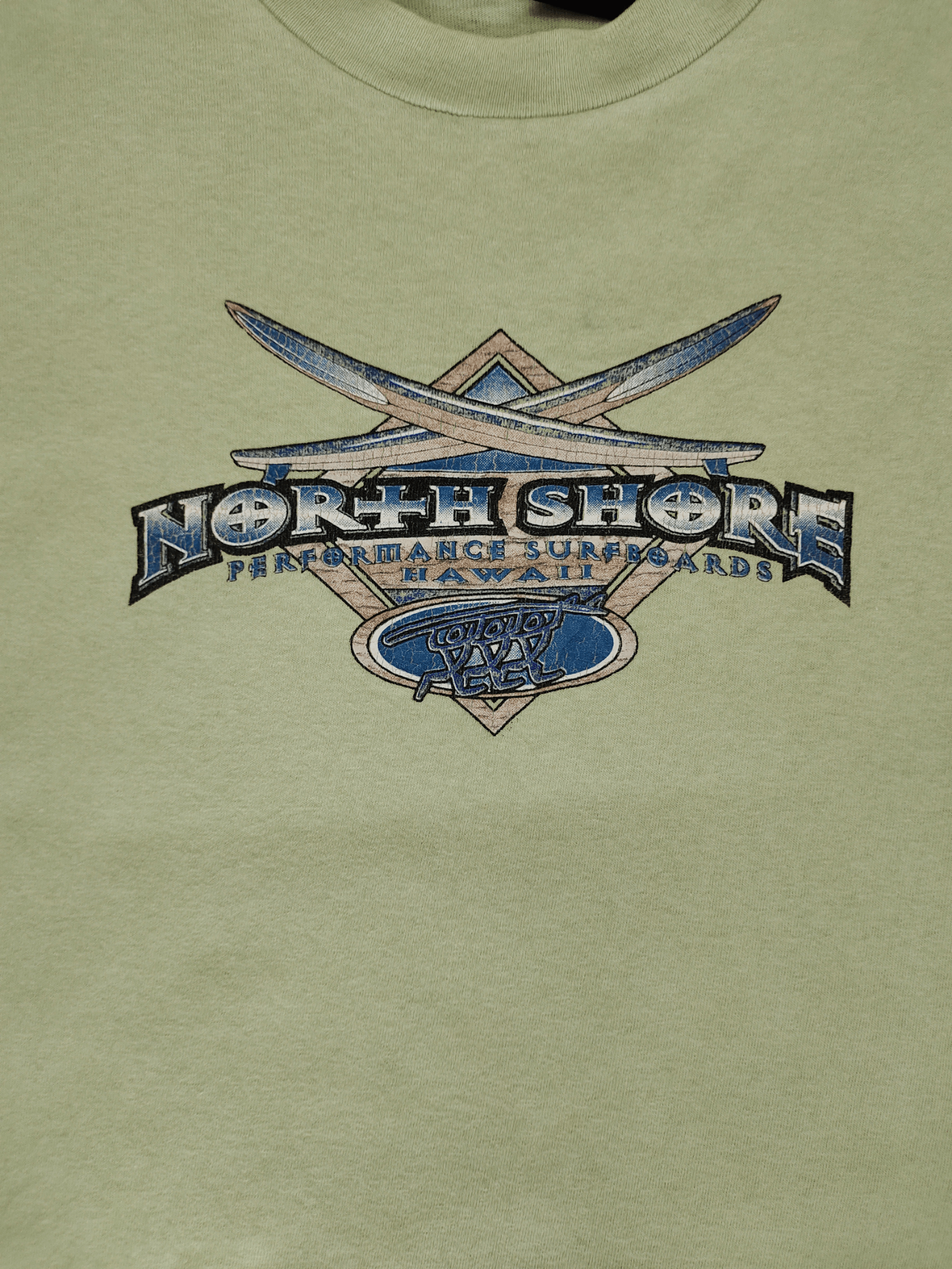 Sun Surf Vintage 90s North Shore Performance Surfboard Hawaii T-Shirt Size US M / EU 48-50 / 2 - 3 Thumbnail