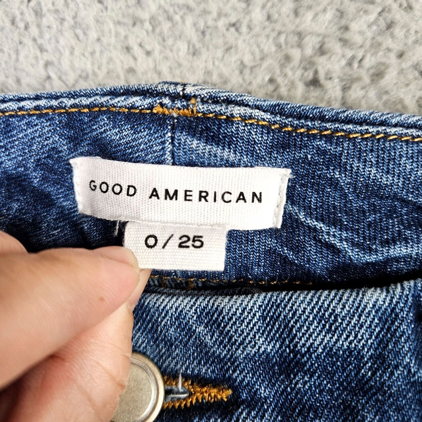 Good American Good American Jeans Women’s Classic Blue Cotton Denim 0/25 Pockets Casual Vintage No Size 25" / US 0 / IT 36 - 5 Thumbnail