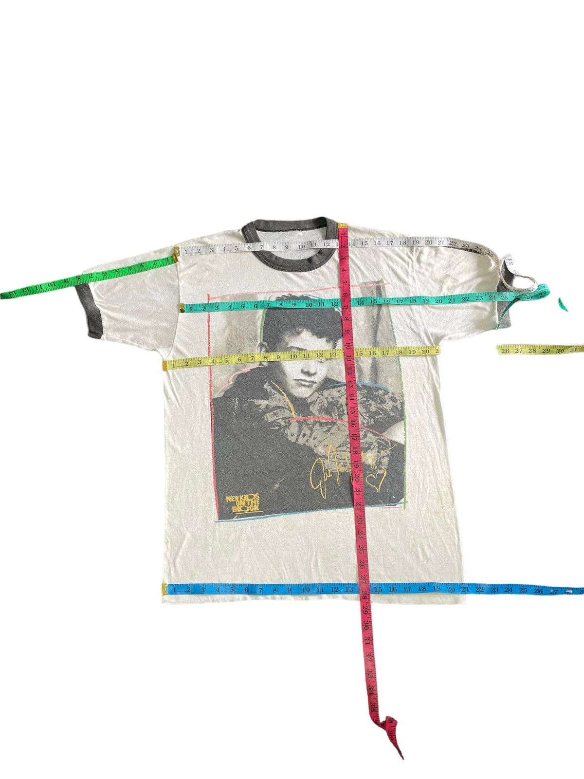 New Kids On The Block × Vintage Vintage 1989 NKOTB Joey Mcintyre Ringger Tshirt Size US M / EU 48-50 / 2 - 8 Thumbnail