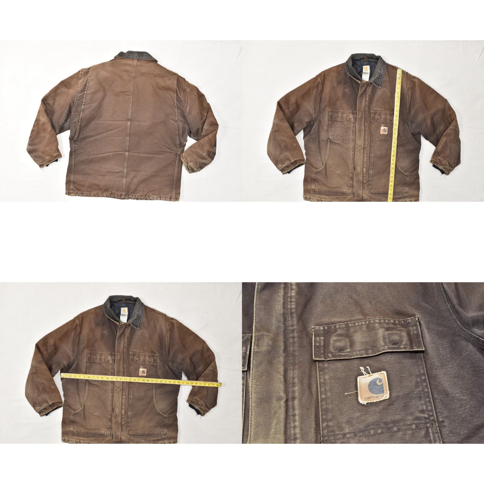 Carhartt VINTAGE Carhartt Jacket C26 DKB Arctic Traditional Coat Quilt Lined Duck Canvas Brown XL Parka Men Regular Zip Winter Fall Hunting Size US XL / EU 56 / 4 - 8 Thumbnail