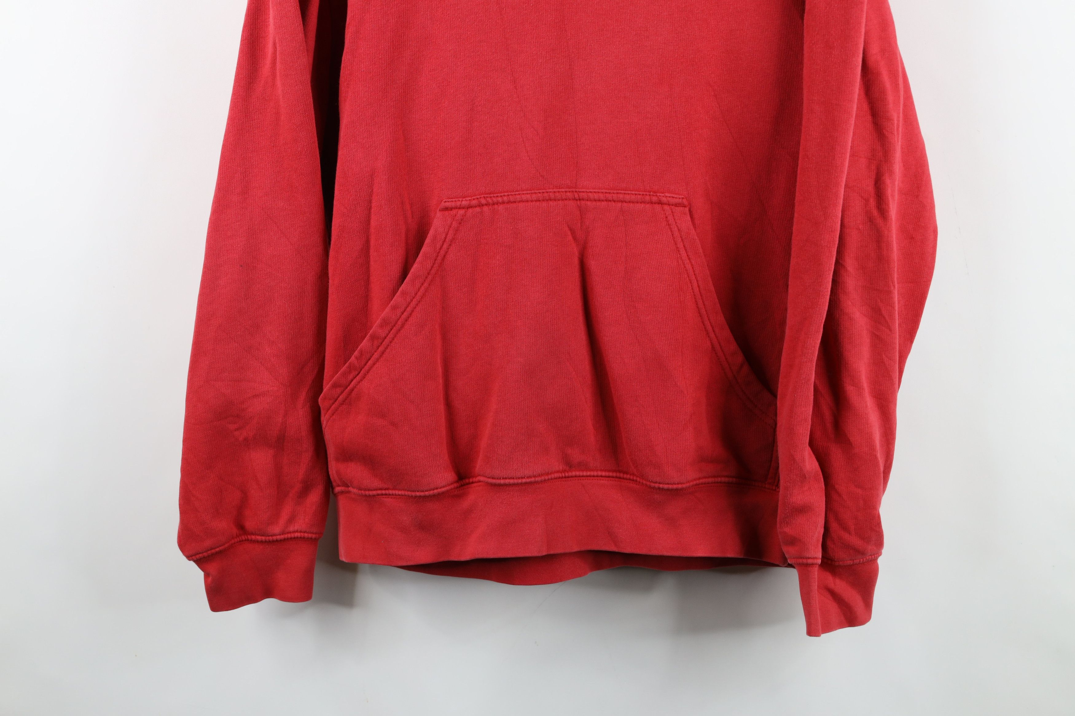 Nike Vintage Y2K Nike Scott Mini Swoosh Hoodie Sweatshirt Red Size US M / EU 48-50 / 2 - 3 Thumbnail