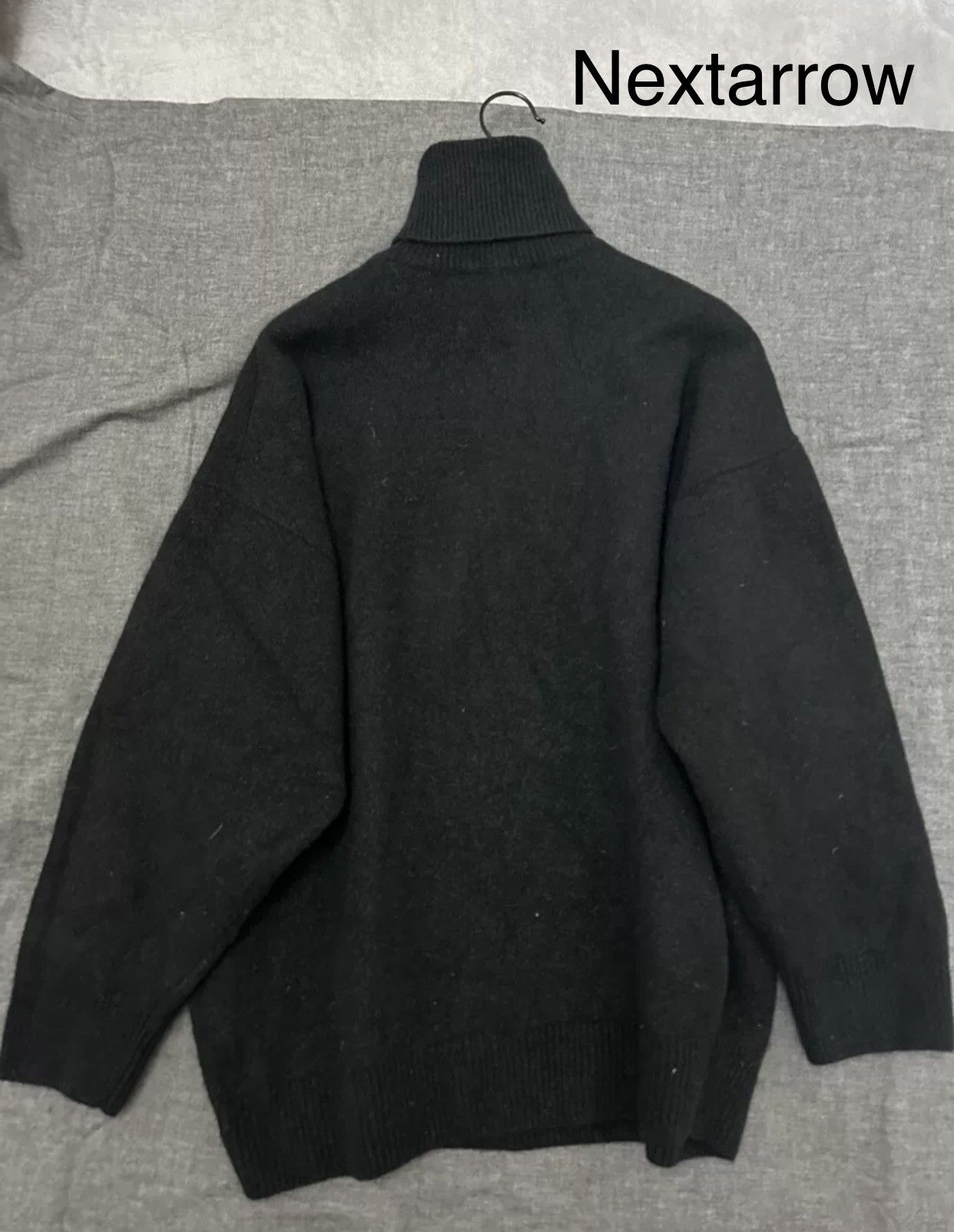 Balenciaga solid embroidered turtleneck sweater 2412-