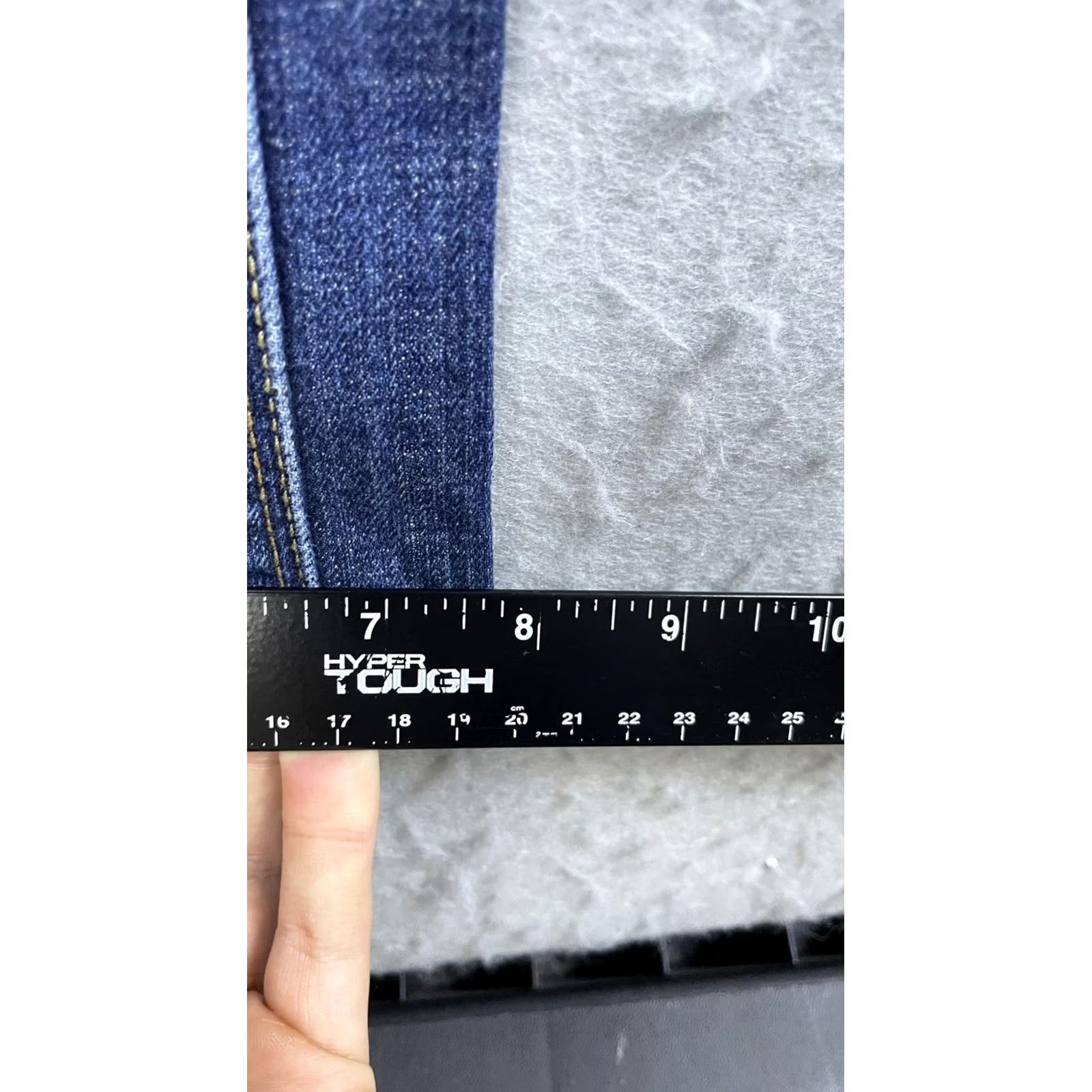 Levi's Levi's Jeans Women's 16 525 Perfect Waist Straight Leg Mid Rise Denim 36x30 Blue 5-Pocket Zipper Button Cotton Blend Spandex Jeans Size 38" / US 16 / IT 52 - 5 Thumbnail