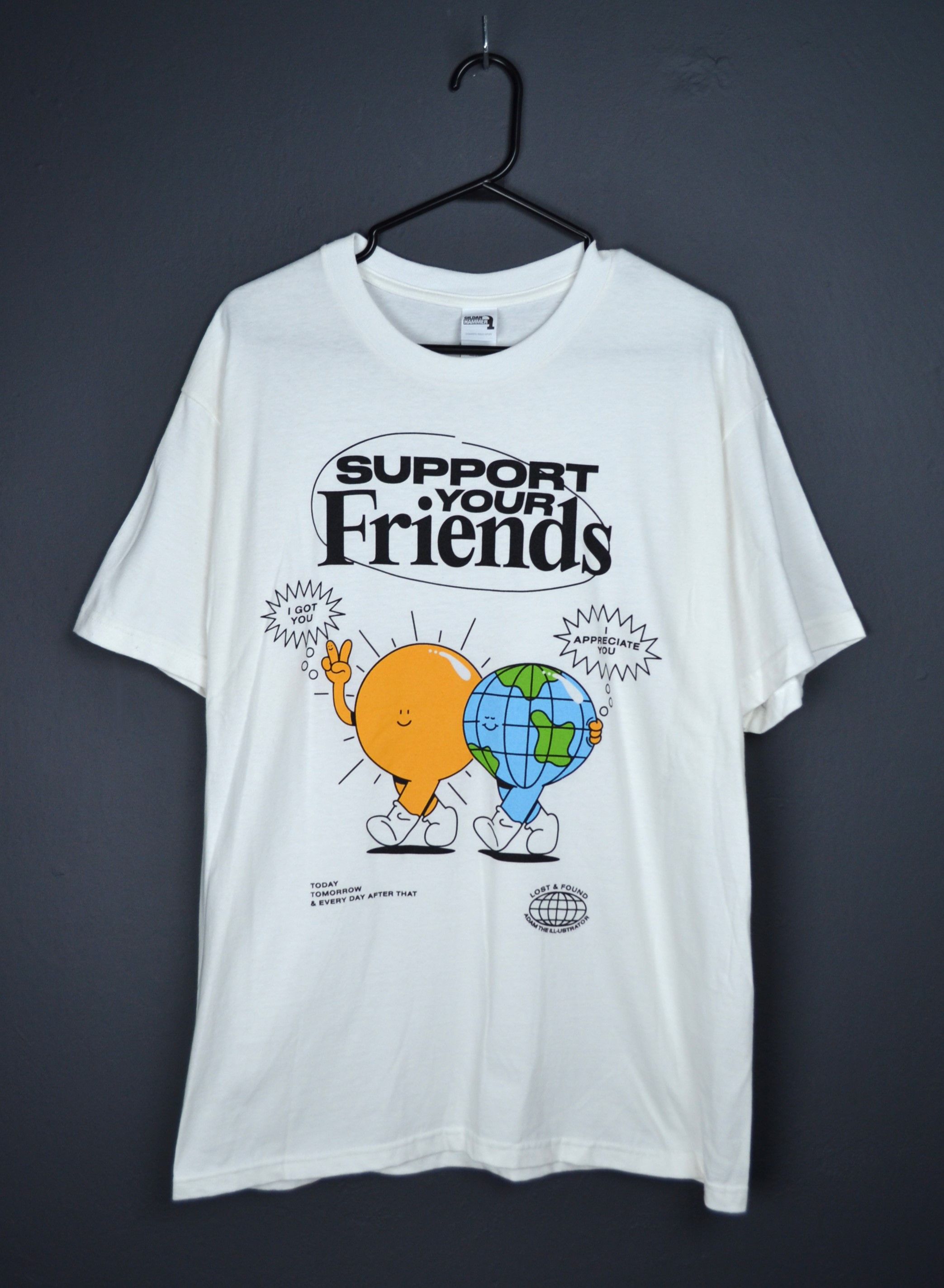 Other Lost&Found Artist Series 004: Adam Bosley Friendship Tee L Size US L / EU 52-54 / 3 - 1 Thumbnail