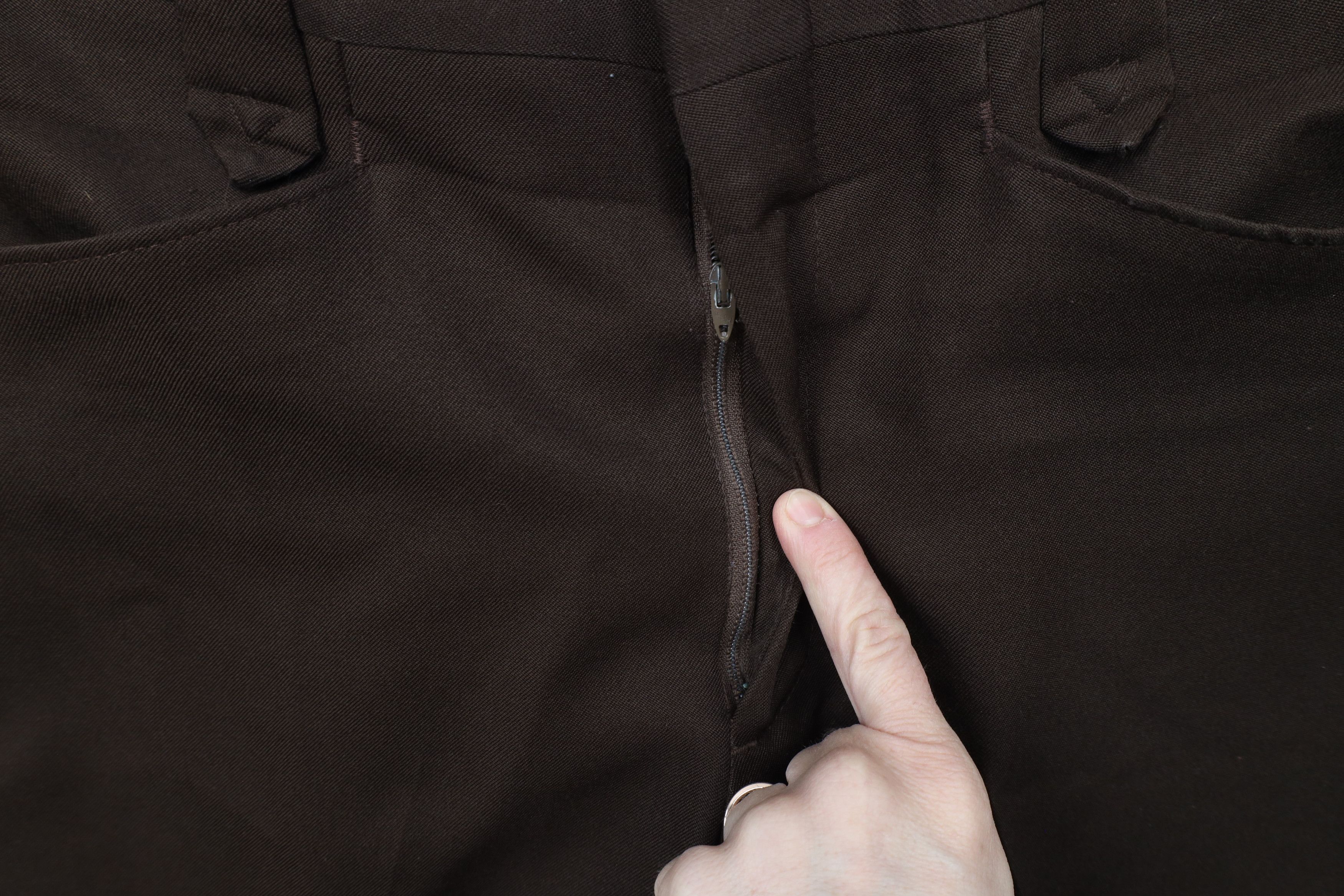 Vintage Vintage 70s Streetwear Flared Wide Leg Chino Pants Brown USA Size US 34 / EU 50 - 8 Thumbnail