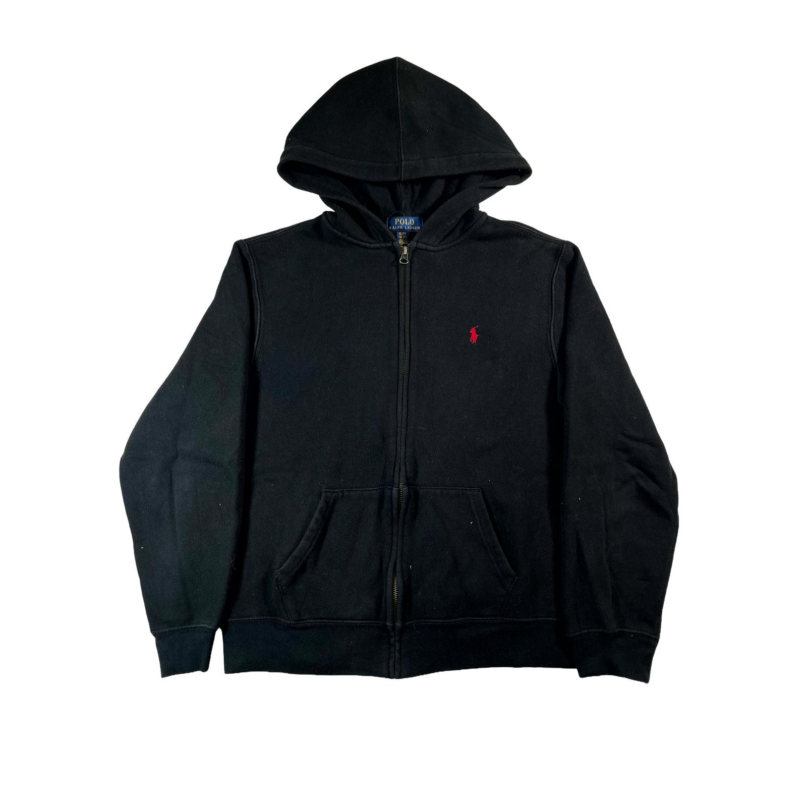Polo Ralph Lauren Polo Zip Up (KIDS) Black Hoodie Size US XL / EU 56 / 4 - 1 Thumbnail