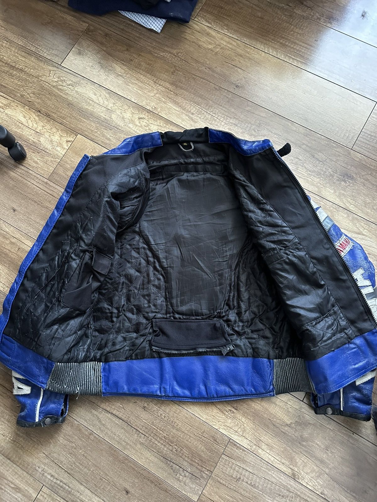 Yamaha Yamaha Leather Vintage Racing Moto Jacket Distressed 90s Size US XL / EU 56 / 4 - 12 Thumbnail