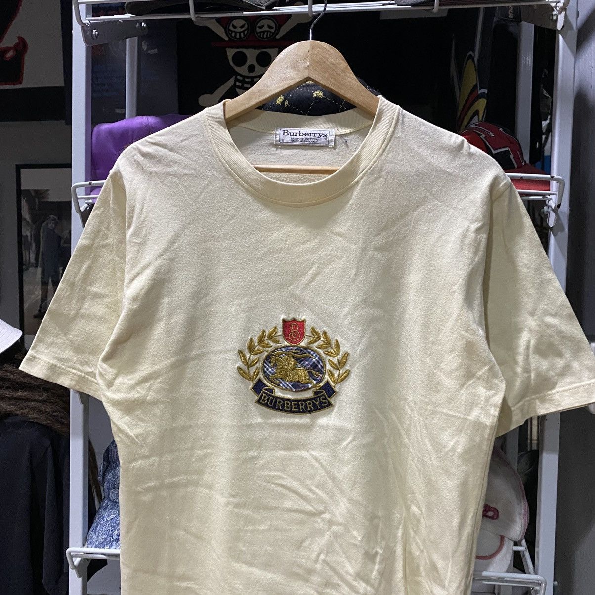 Burberry Vintage Burberrys “Equestrian Knight” logo Crop Tee Size M Size US S / EU 44-46 / 1 - 3 Thumbnail