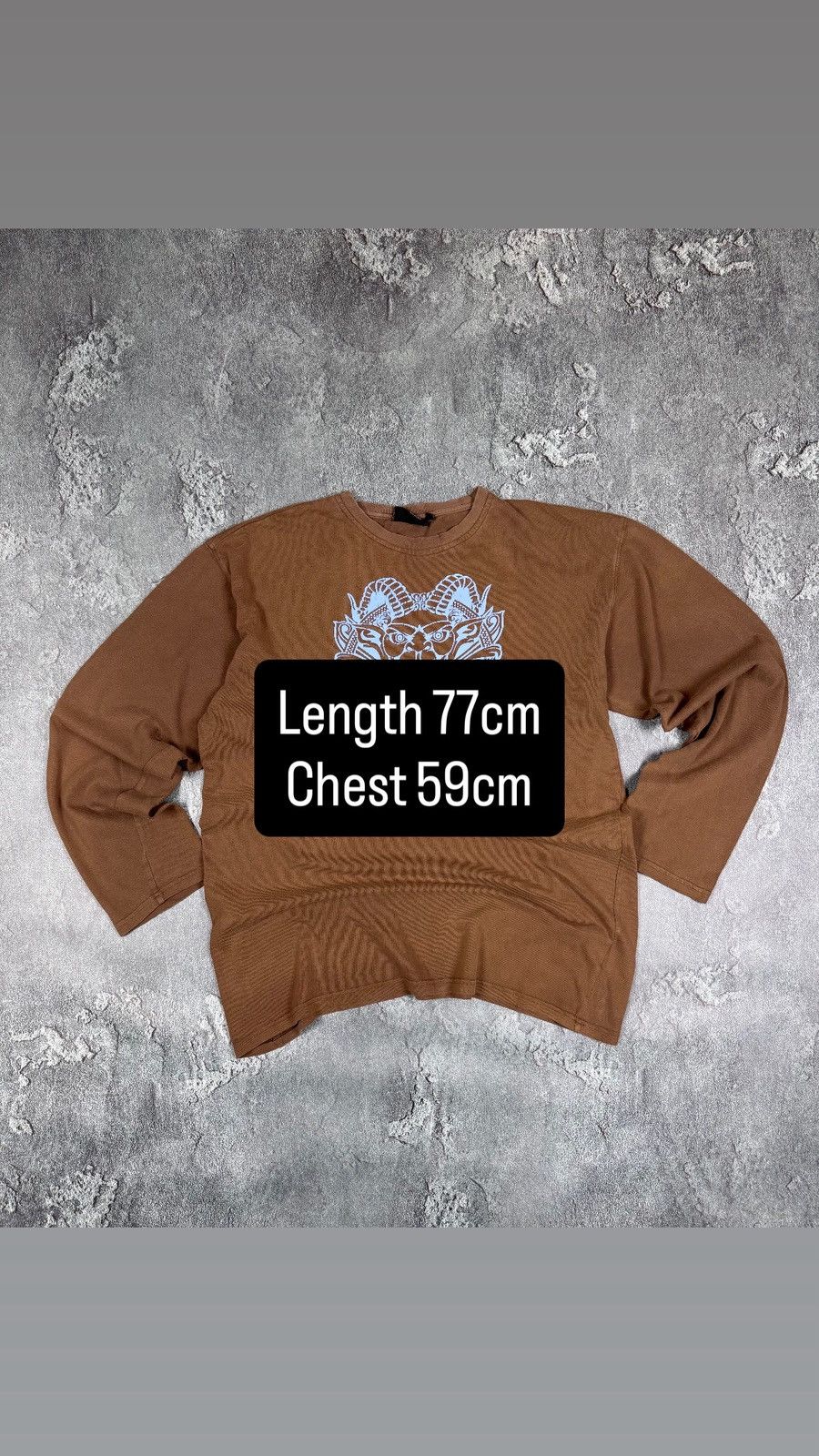 No Fear No Fear Brown Long Sleeve Ed Hardy Graphic 2000s Size L Y2K Size US L / EU 52-54 / 3 - 2 Thumbnail