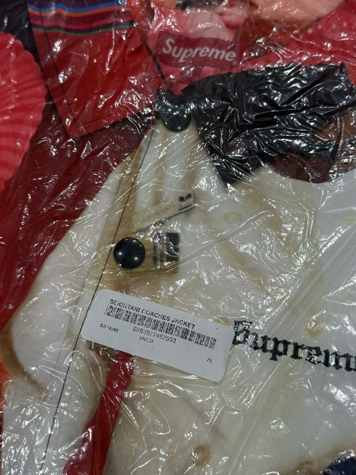 Supreme Supreme Sekintani Coaches Jacket Size US XL / EU 56 / 4 - 6 Thumbnail