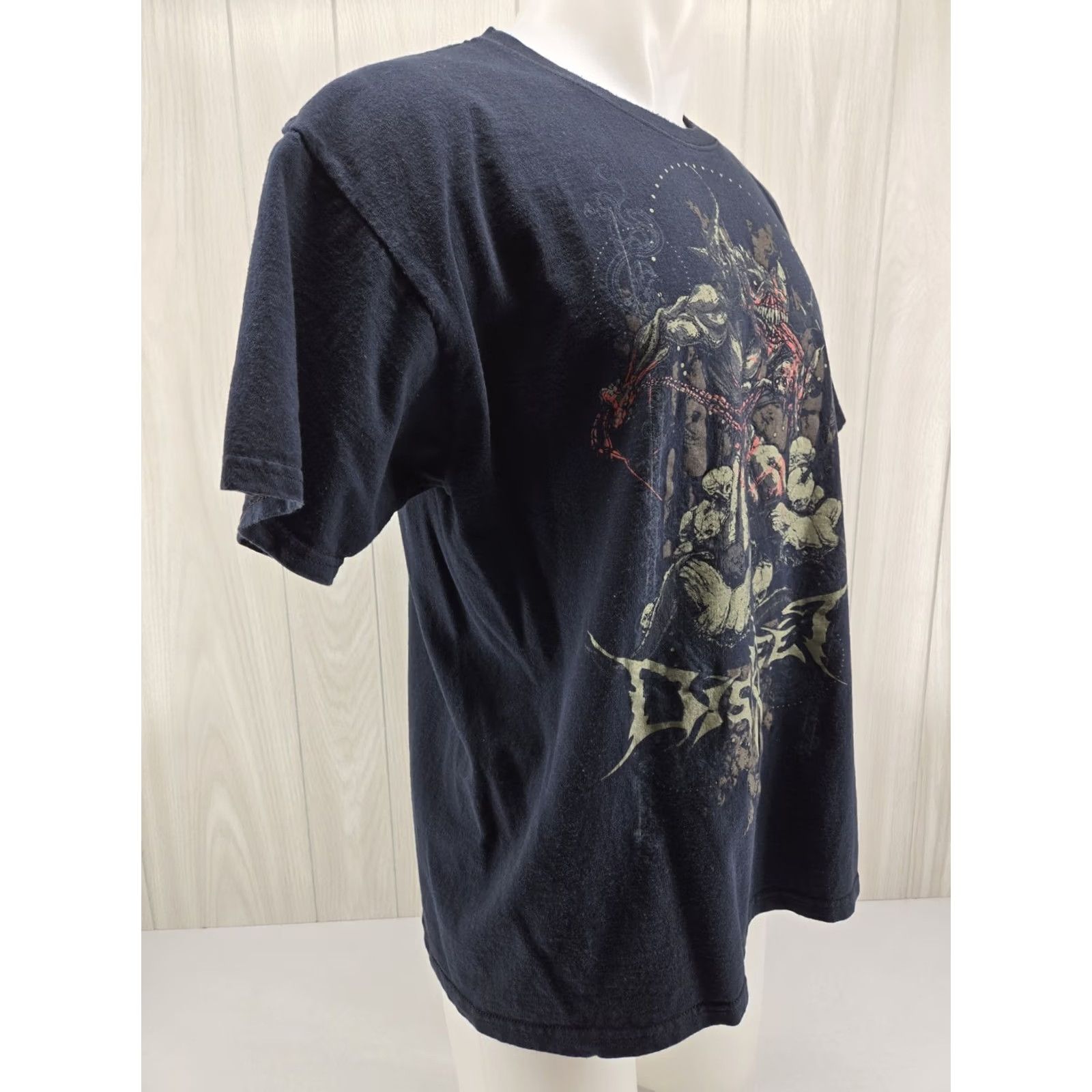 Fruit Of The Loom DISKREET Band T Shirt XL Large Black Mens Short Sleeve T-Shirt Band XL Size US XL / EU 56 / 4 - 6 Thumbnail