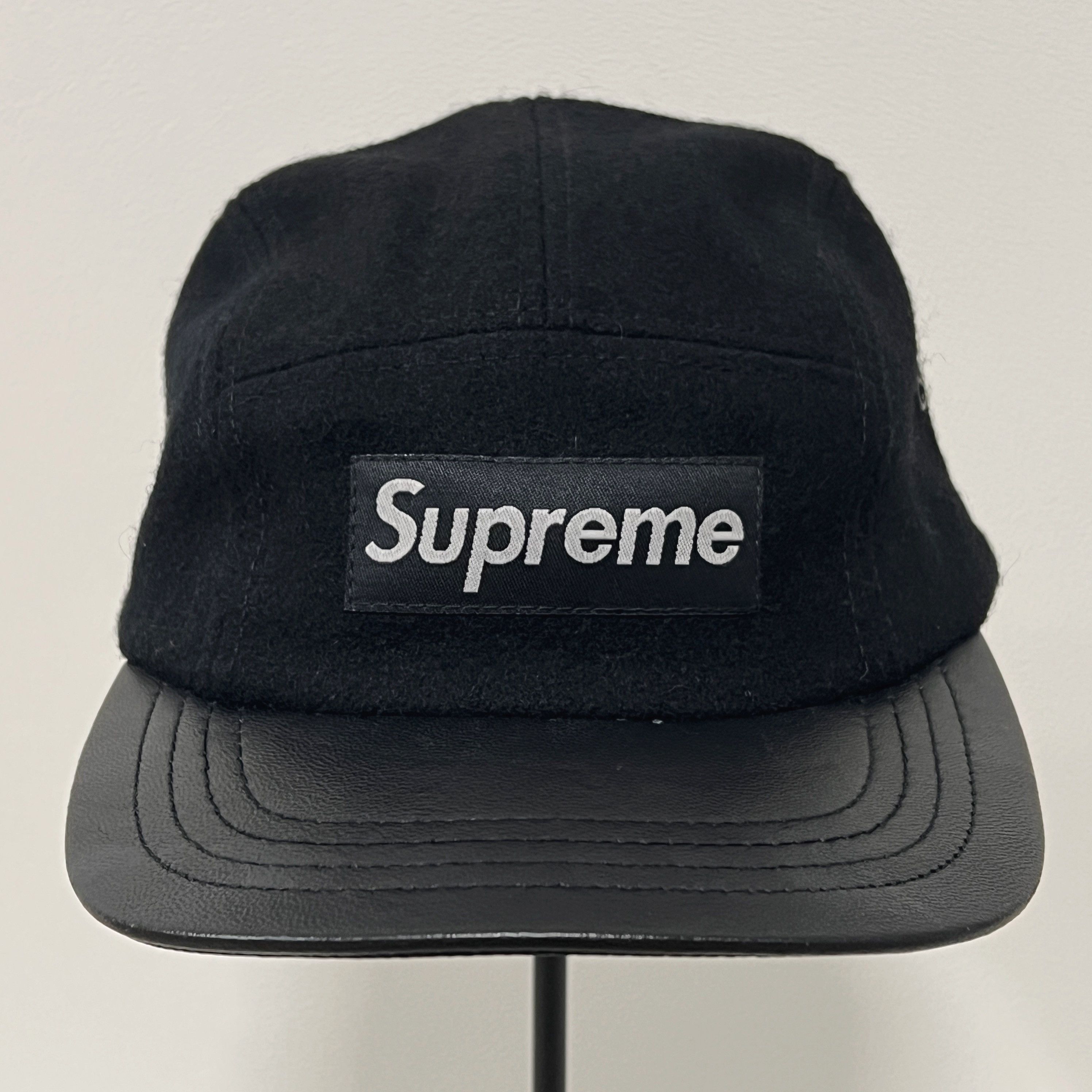 Supreme Supreme 2007 Wool Leather Visor Camp Cap Size ONE SIZE - 1 Thumbnail