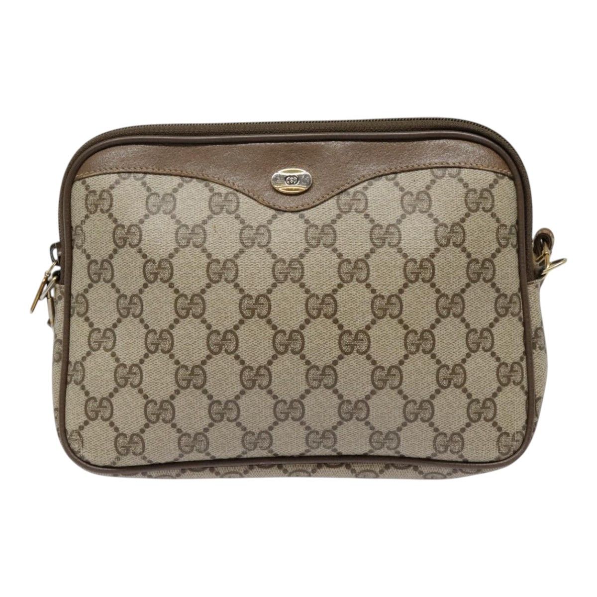 Gucci Beige Canvas Shoulder Bag (Pre-Owned) Size ONE SIZE - 1 Thumbnail