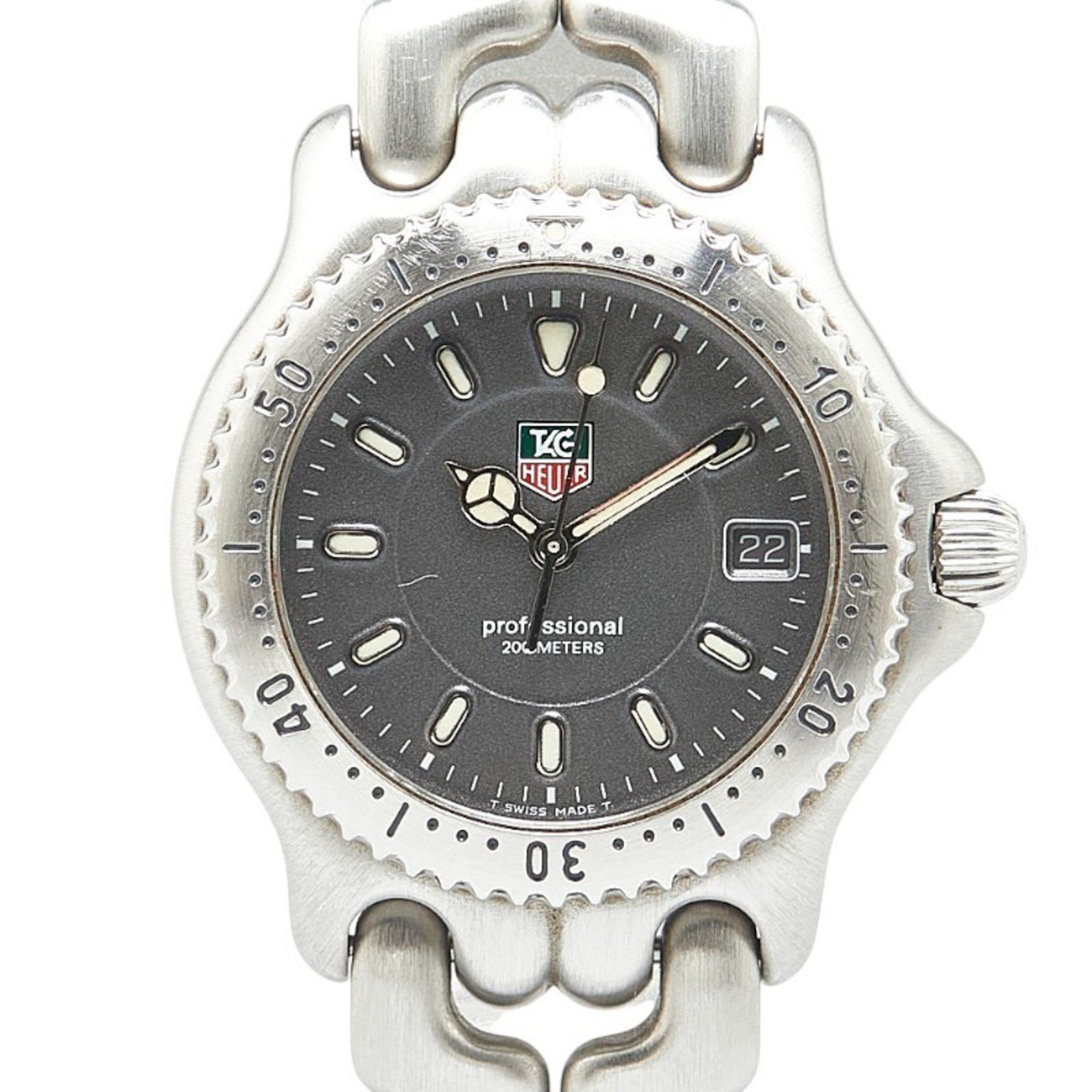 Tag Heuer TAG Heuer Cell Watch WG1213-K0 Quartz Grey Dial Stainless Steel Men's HEUER Size ONE SIZE - 1 Thumbnail