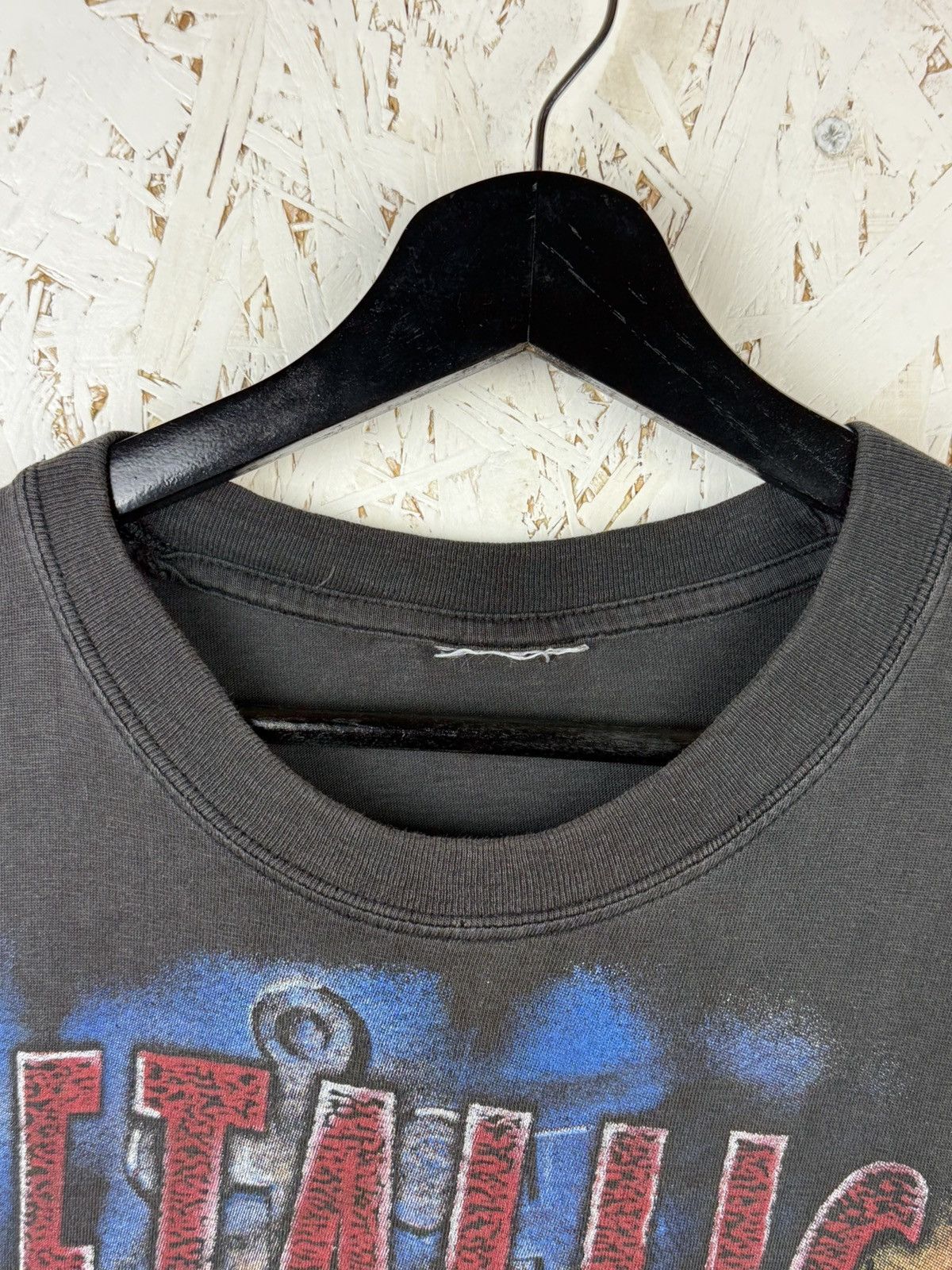 Band Tees 90s Metallica Boot Metal Band Snake Skull Distressed T-Shirt Size US XL / EU 56 / 4 - 4 Thumbnail