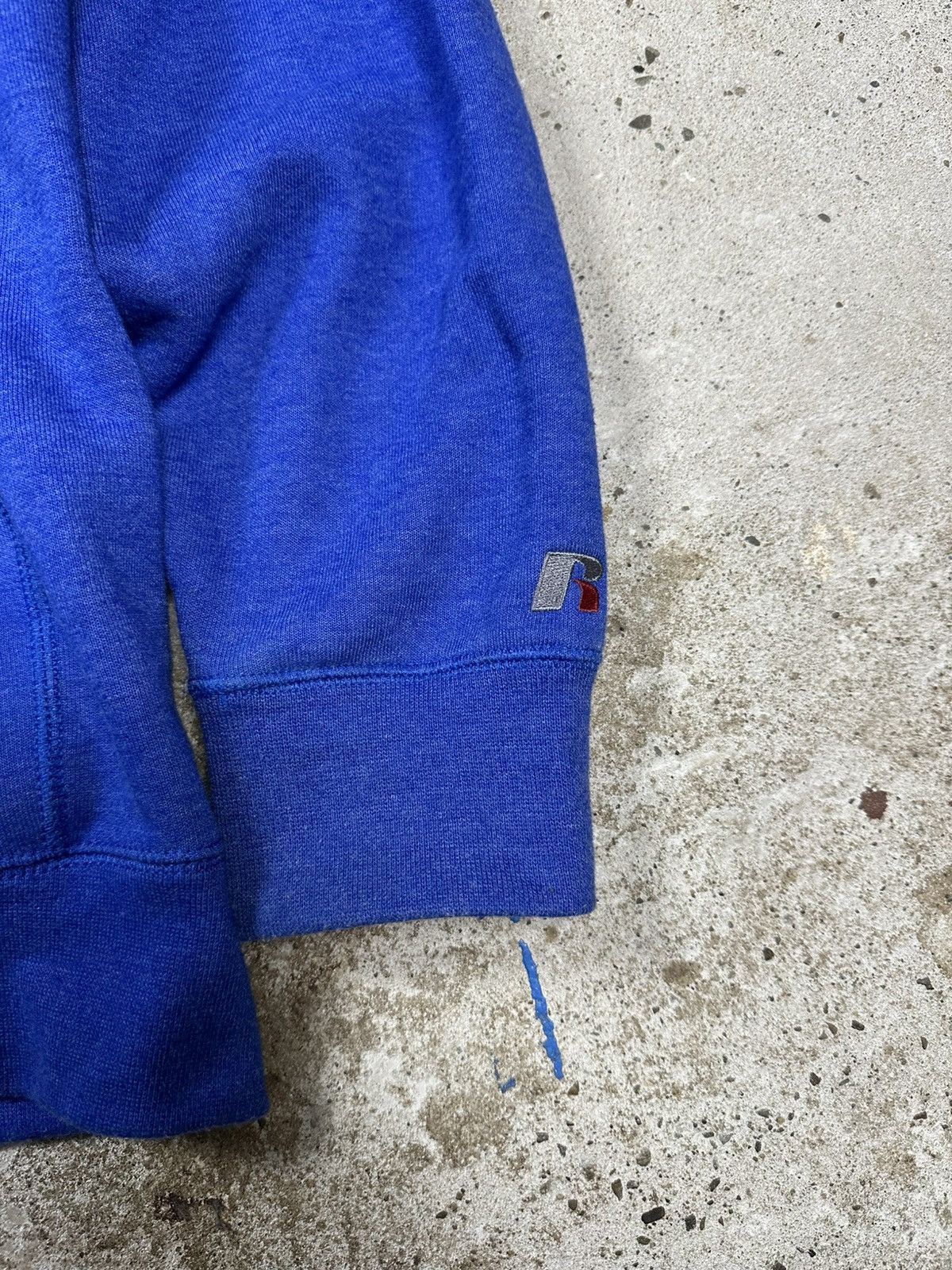 Russell Athletic Vintage Y2K Russell Athletic Premium Fleece Blank Hoodie Size US L / EU 52-54 / 3 - 4 Thumbnail