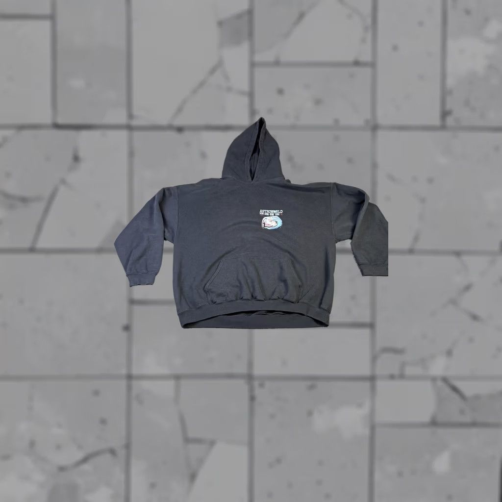 Vintage VINTAGE Astroworld Hoodie Mens XL Black Wish You Were Here Tour 2019 Size US XL / EU 56 / 4 - 1 Thumbnail