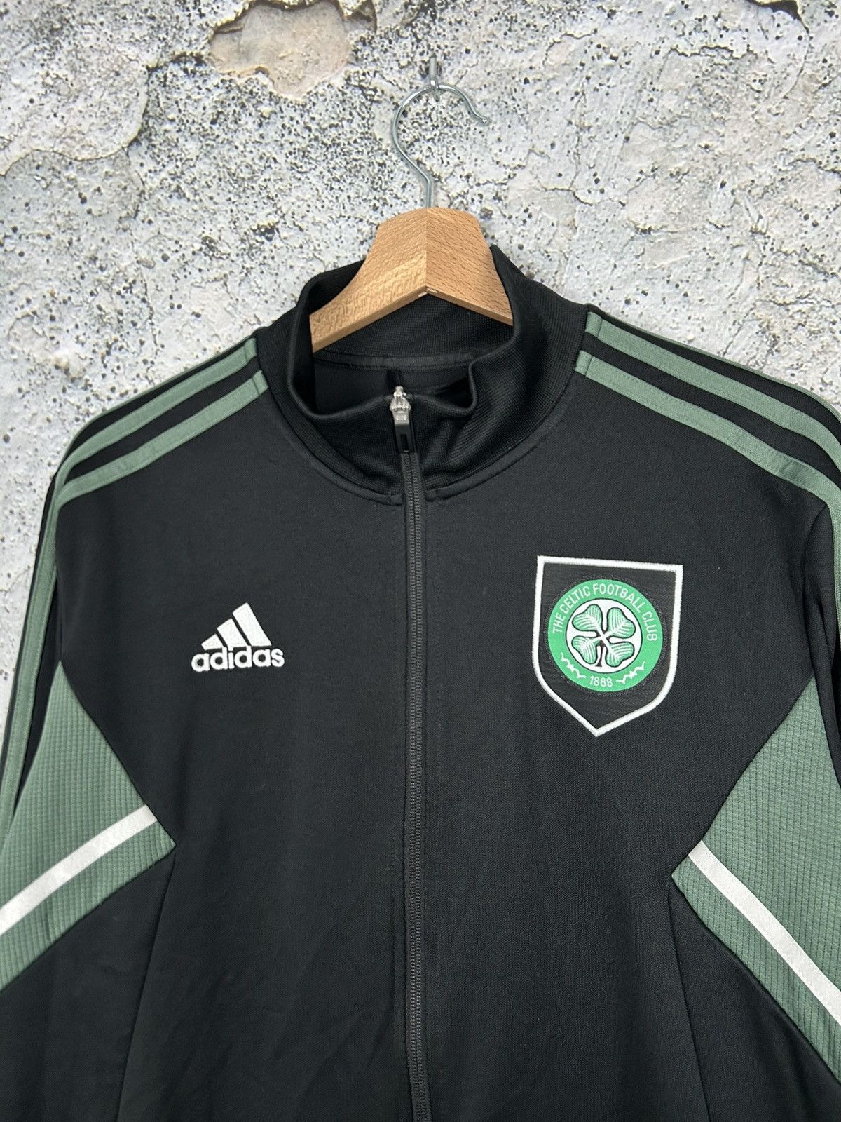 Adidas Adidas Celtic Glasgow Zip Sweatshirt Training Soccer Jersey Size US L / EU 52-54 / 3 - 3 Thumbnail