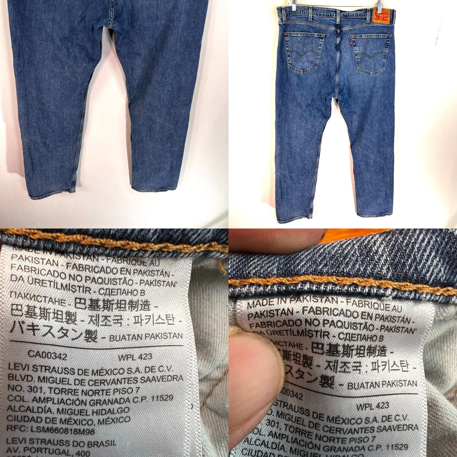 Levi's Levi's 505 Denim Jeans Mens Size 36 Blue Regular Fit Straight 36X29 Jean Size US 36 / EU 52 - 8 Thumbnail