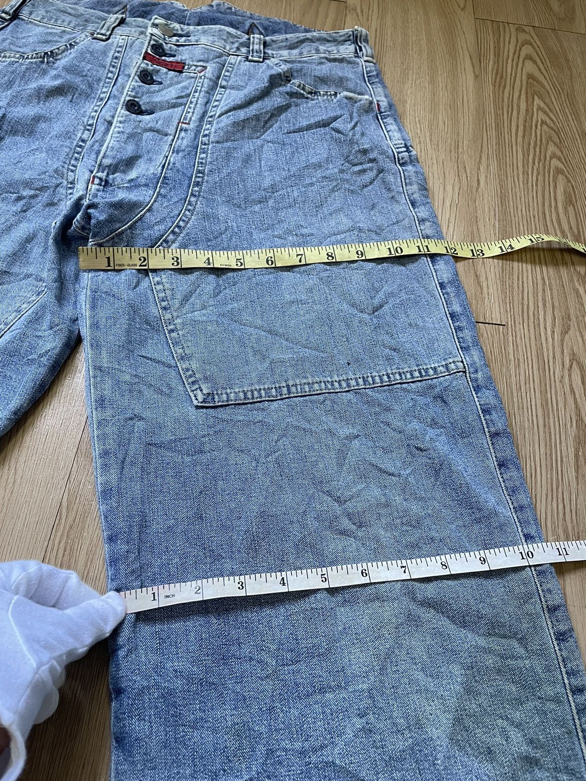 Marithe + Francois Girbaud Vintage 90s Marithe Francois Girbaud Distressed Baggy Jeans Size US 30 / EU 46 - 13 Thumbnail