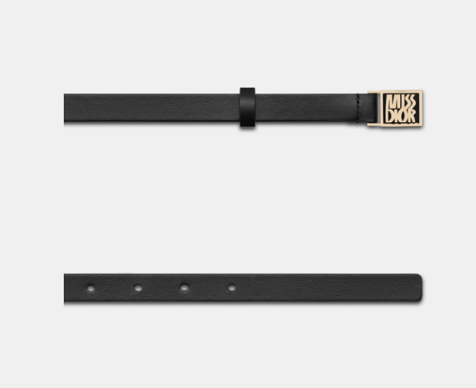 Dior o1w1db10525 Size : OS / B0595U Miss Dior Belt in Black Size ONE SIZE - 3 Thumbnail