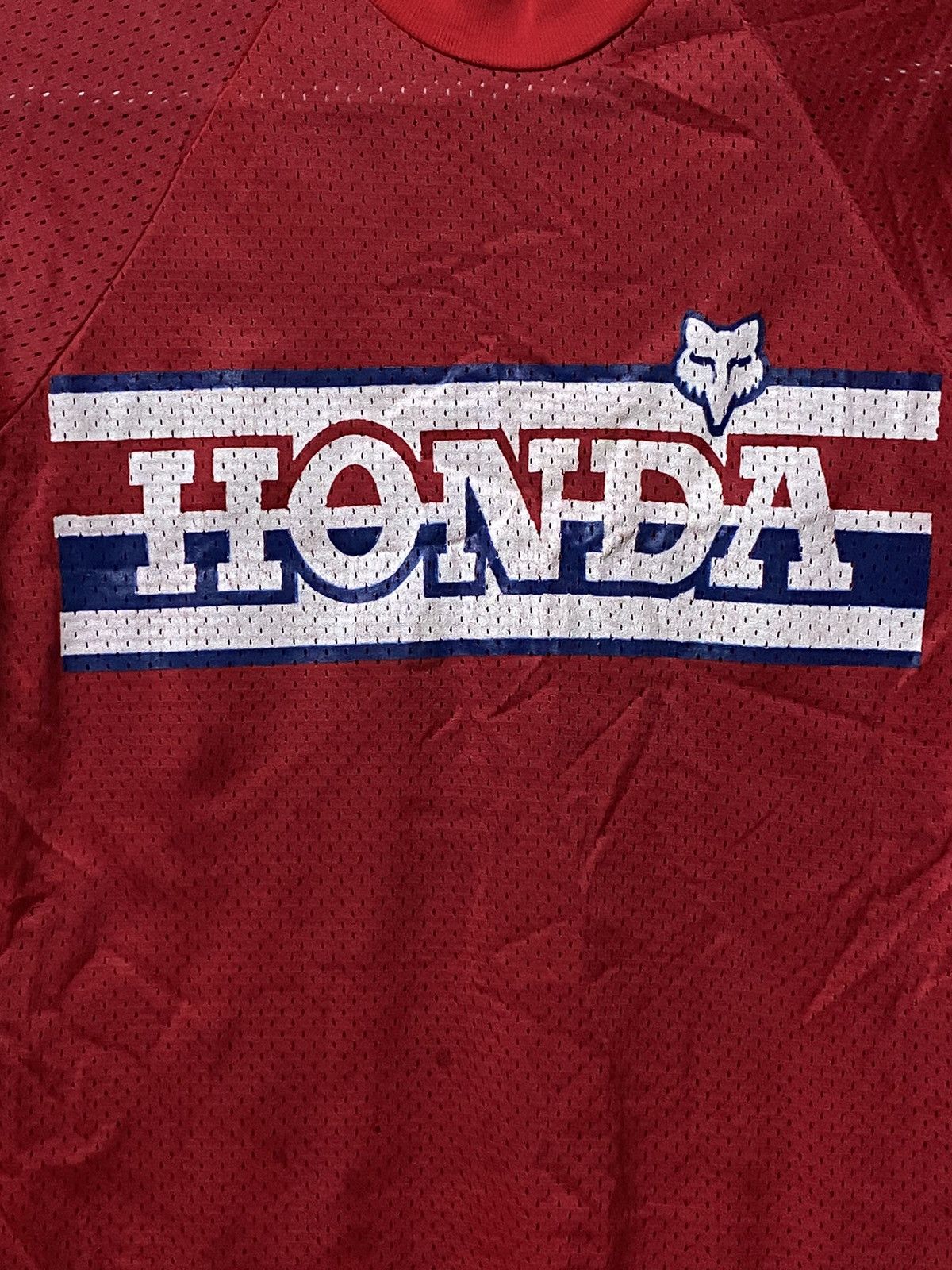 Fox Racing Vintage 70s HONDA FOX Moto-x Racing Team Shirt Motocross Size US S / EU 44-46 / 1 - 4 Thumbnail