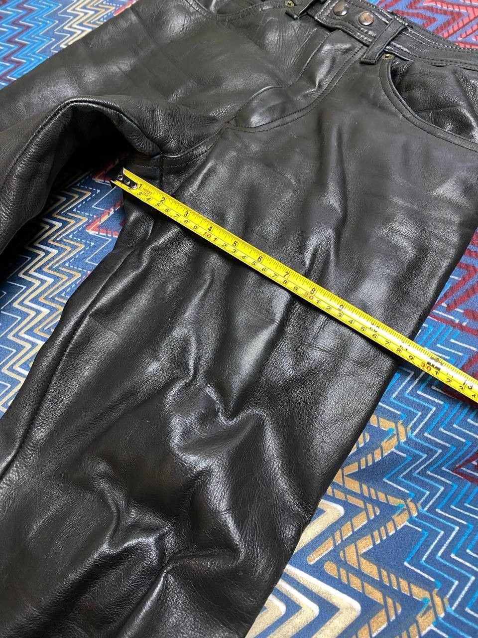 Leather × Vintage Vintage Echtes Leder bondage leather pants Size US 32 / EU 48 - 17 Thumbnail