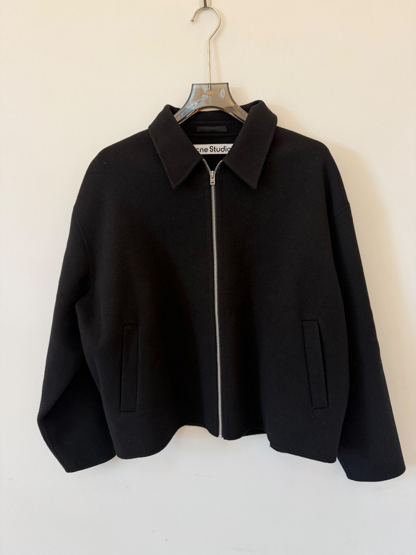 Acne Studios Acne Studios SS22 Black Casual Twill Jacket | Grailed