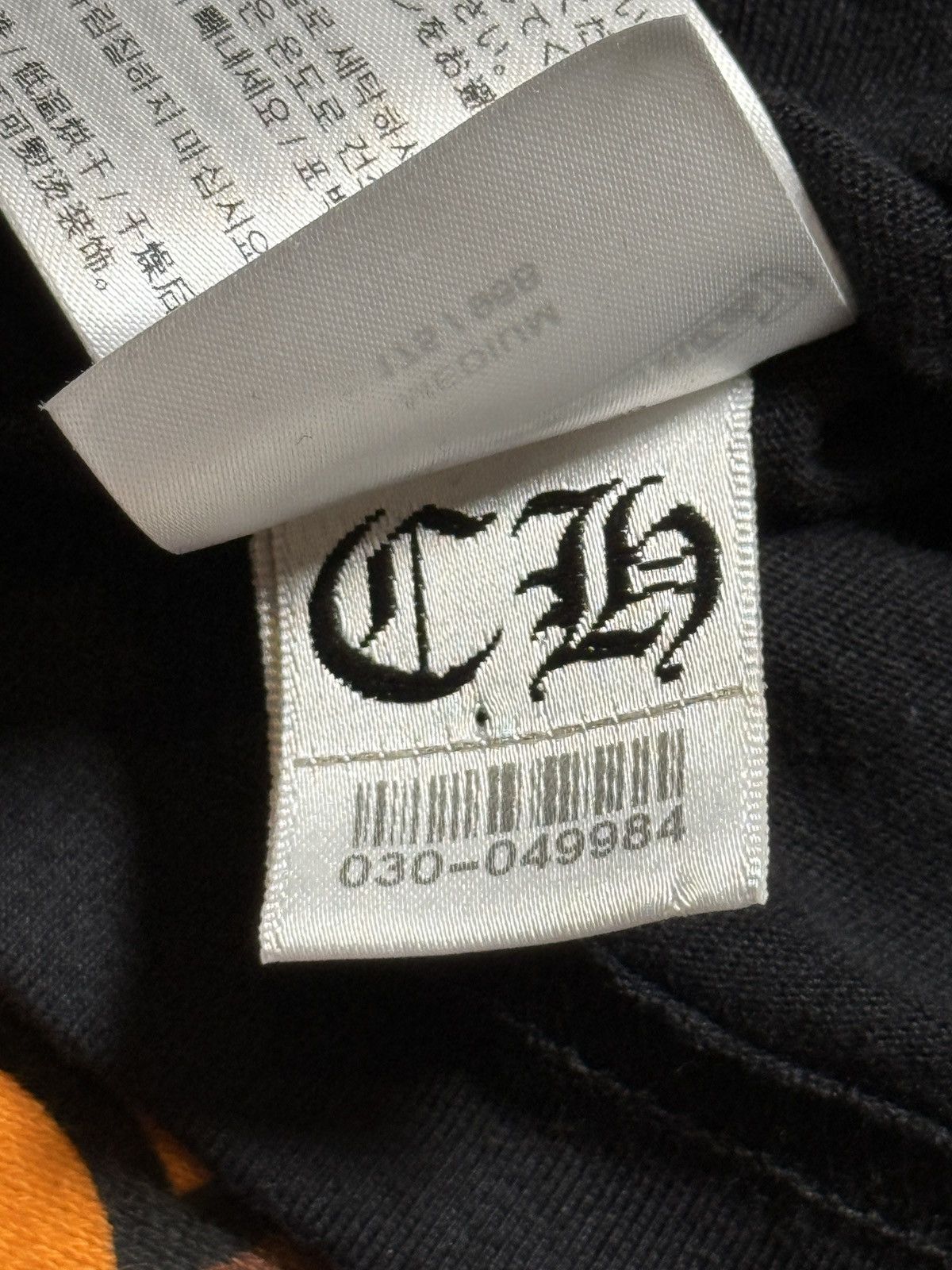 Chrome Hearts Chrome Hearts Black Charge Up Long Sleeve Tee Size US M / EU 48-50 / 2 - 10 Thumbnail