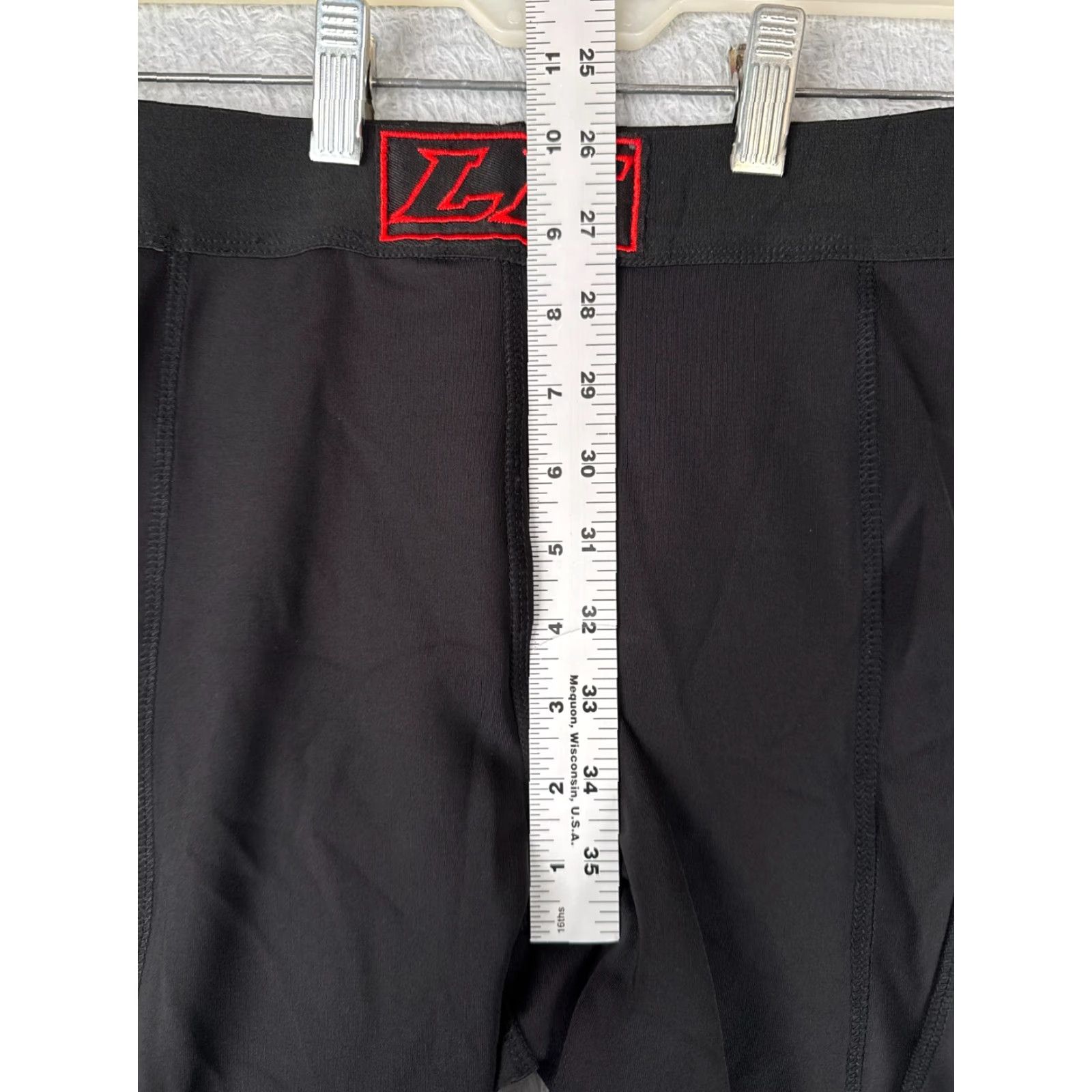 Vintage LF The Brand Compression Shorts Mens XS Black Nylon Spandex Gym Workout Activewear Size US 27 - 4 Thumbnail