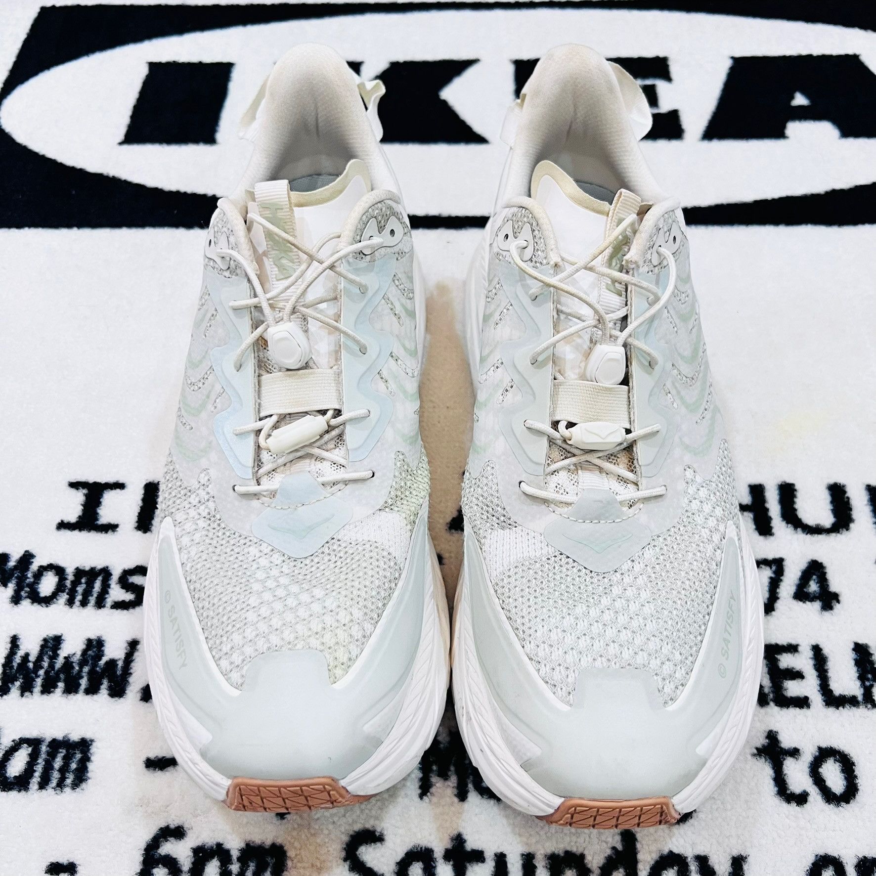 Hoka Hoka One One x Satisfy Clifton LS Sneakers Limited Edition Size US 11 / EU 44 - 4 Thumbnail