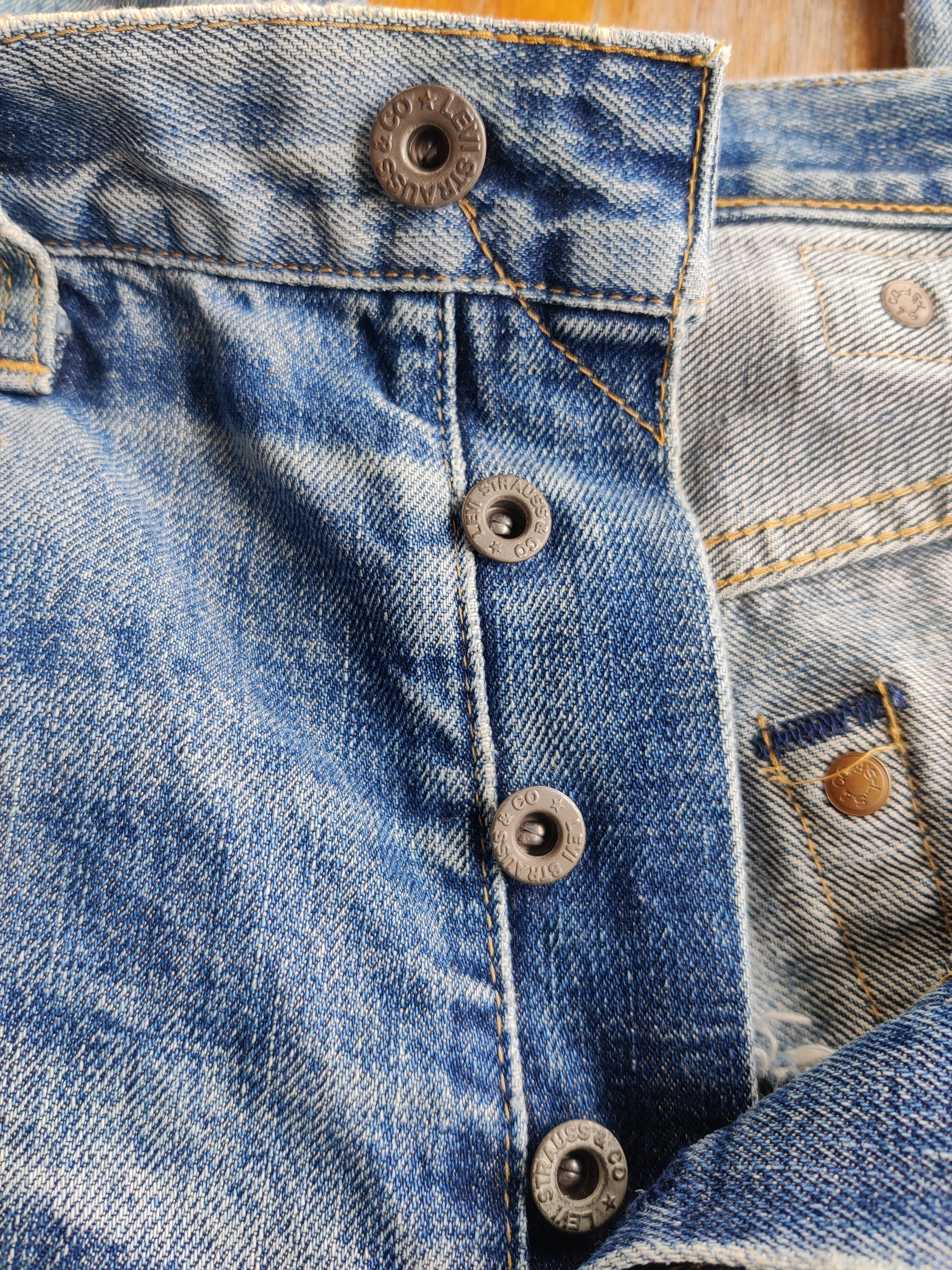 Japanese Brand × Levi's Vintage Clothing Vintage Levi's 702 Big E Selvedge Buckle Back Grunge Size US 30 / EU 46 - 12 Thumbnail