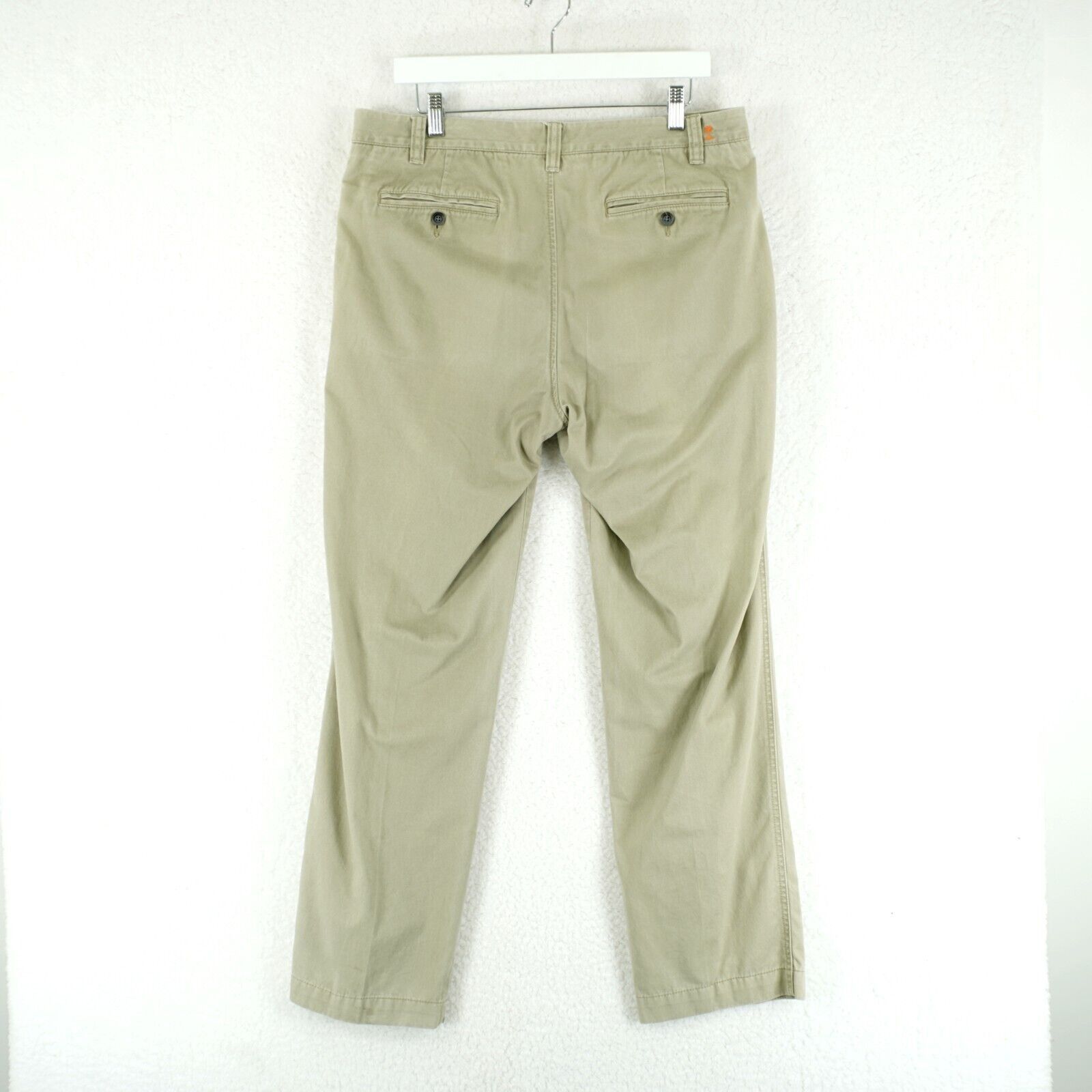 Tommy Bahama Tommy Bahama Green Cream Flat Front Mid Rise Cotton Chino Pa Size US 35 - 5 Thumbnail