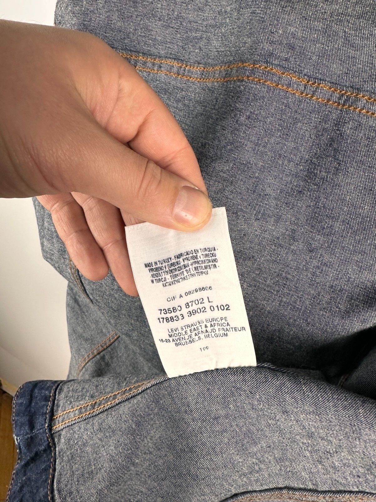 Levi's Womens Levis Denim Jacket 73580 Navy Jeans Size L Size L / US 10 / IT 46 - 9 Thumbnail