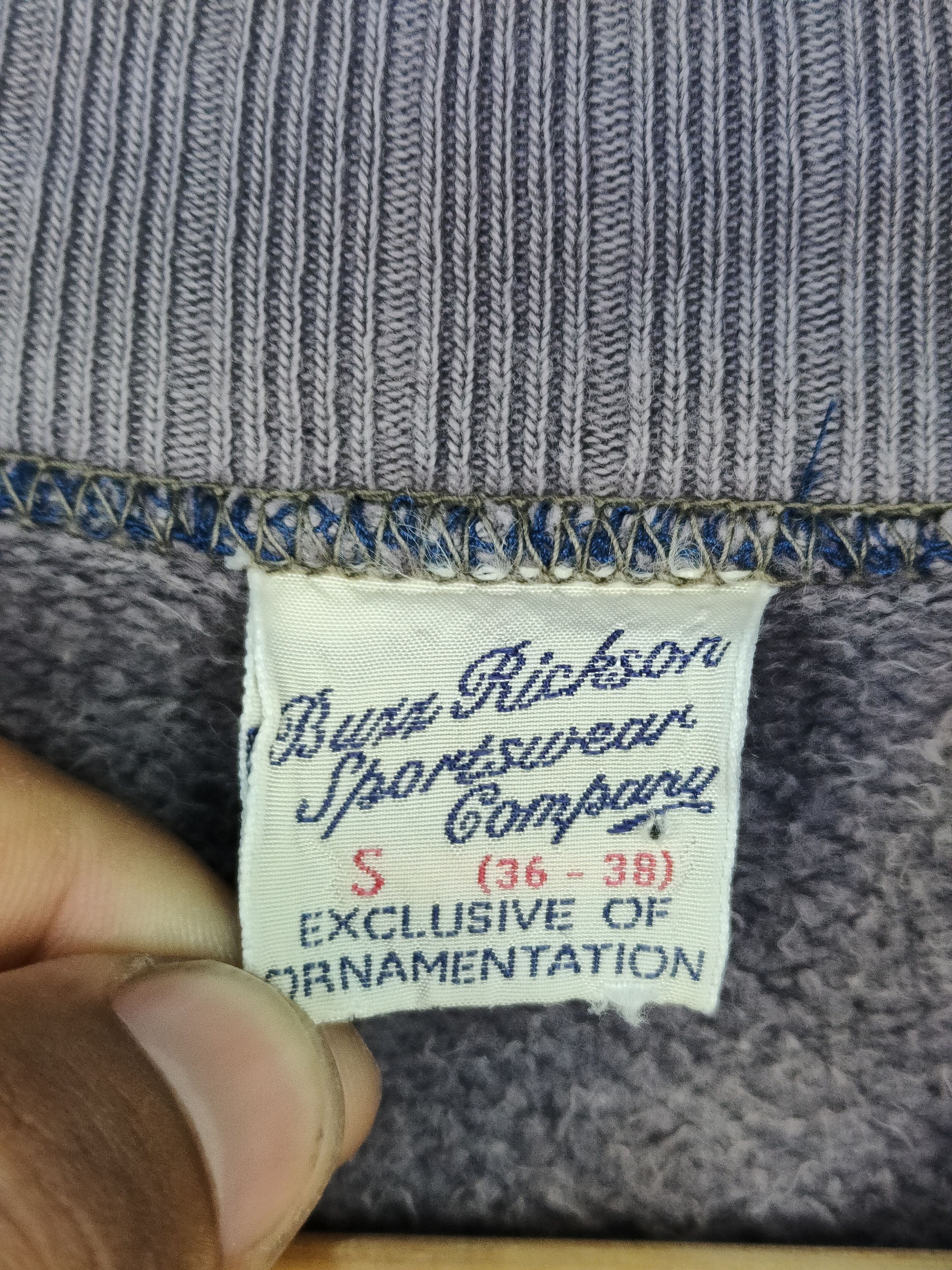 Buzz Rickson's Vintage 90s Sunfaded Buzz Ricksons Zipper Sweatshirt Size US M / EU 48-50 / 2 - 3 Thumbnail