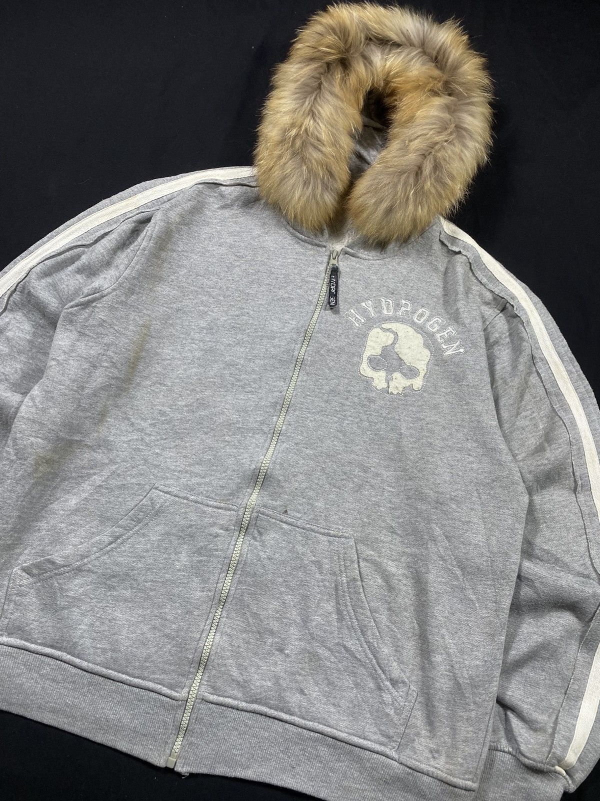 Hysteric Glamour Japanese Hydrogen Skull Zip Fur Hoodie Lgb ifsix style Size US XL / EU 56 / 4 - 3 Thumbnail