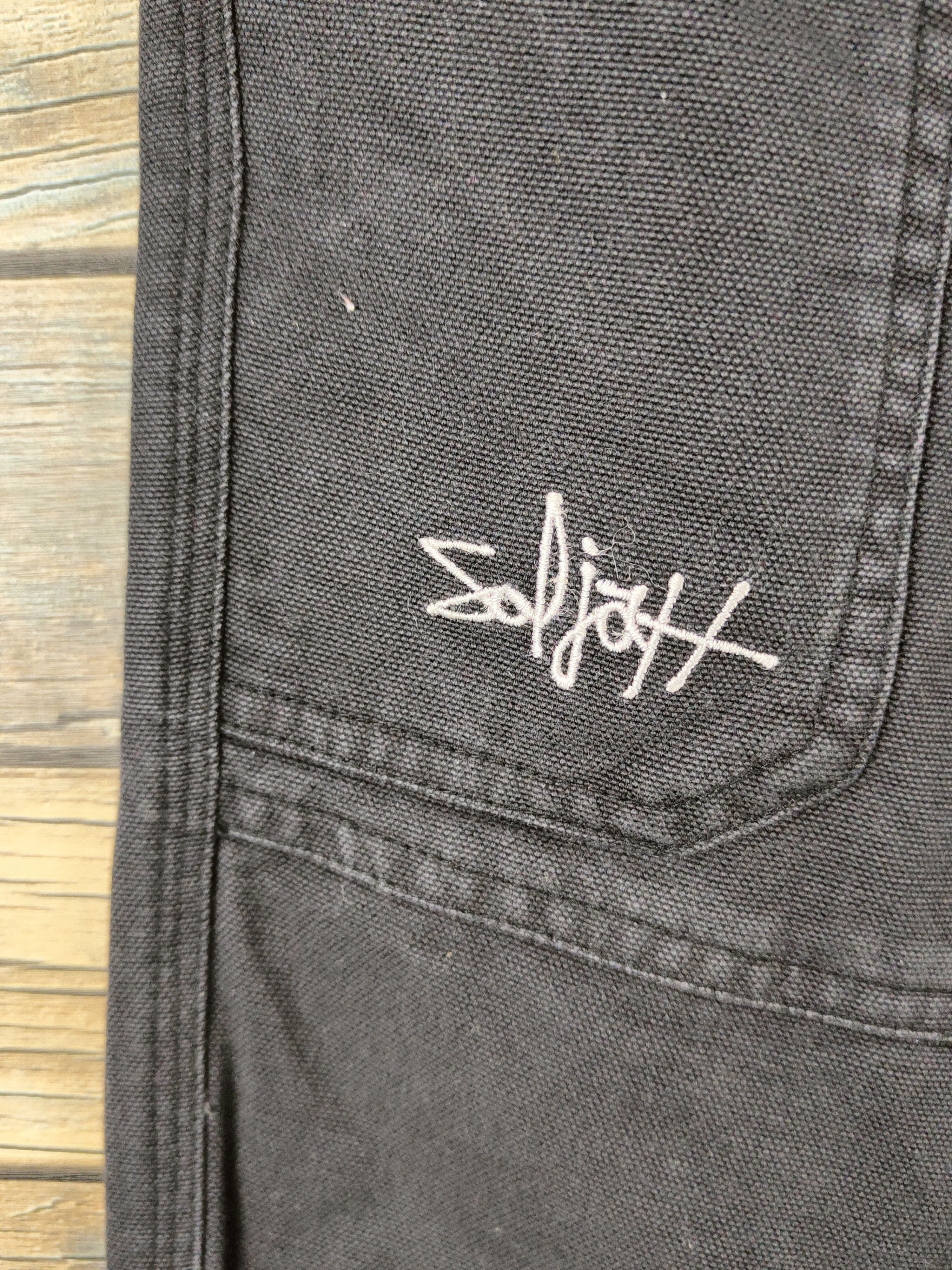 Japanese Brand DL Soljah Black Multipocket Tactical Cargo Pants #1964 Size US 32 / EU 48 - 3 Thumbnail