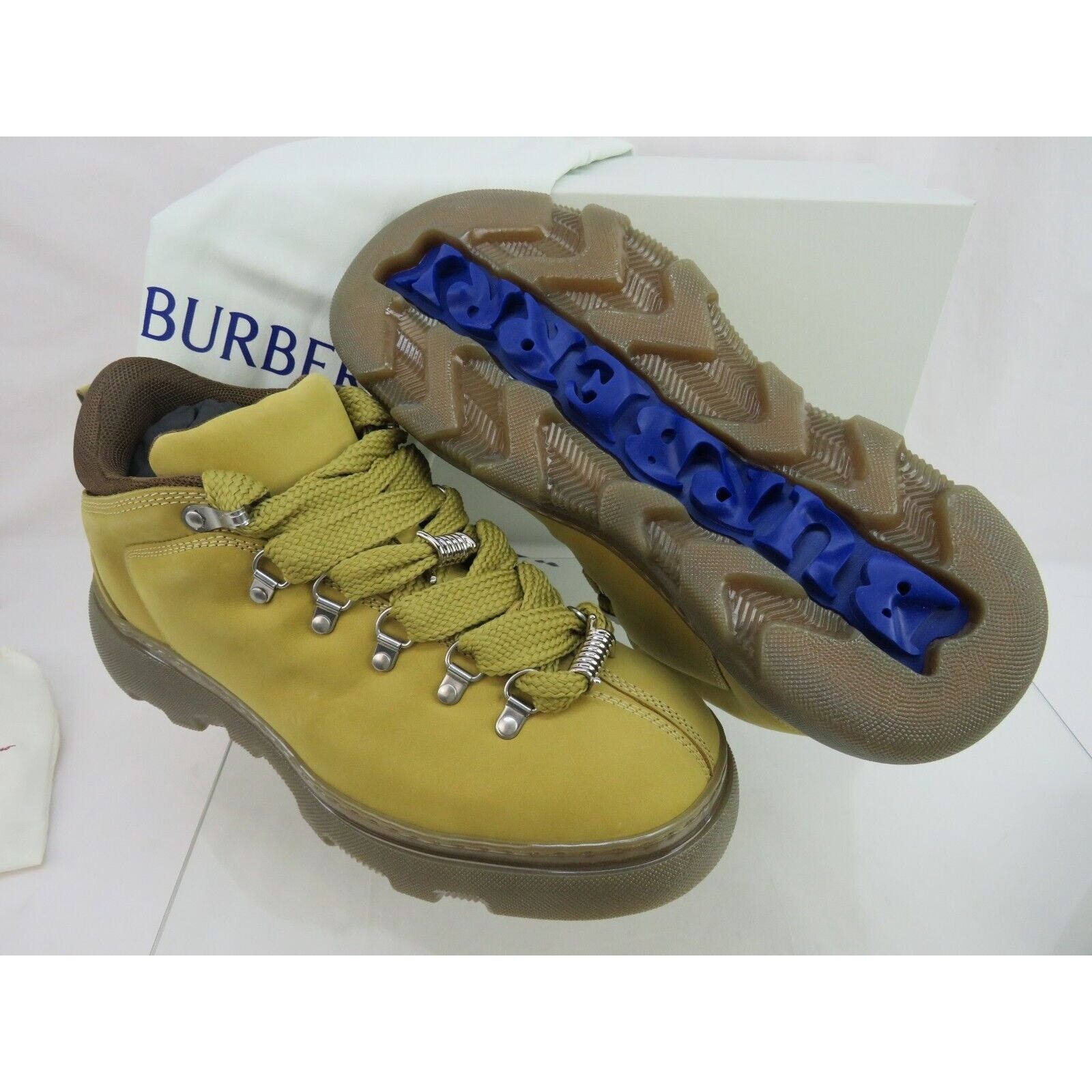 Burberry BURBERRY TREK BEIGE LEATHER LACE HIKING BOOTS 11.5 44.5 IT Size US 11.5 / EU 44-45 - 9 Thumbnail