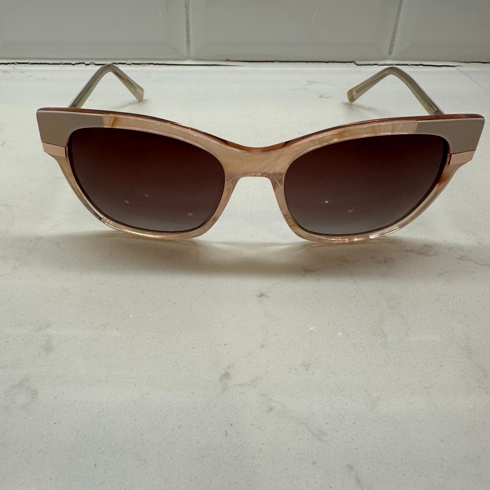 Ted Baker Ted Baker Sunglasses TWS219 BLS 55 18 Champagne Pink Size ONE SIZE - 7 Thumbnail