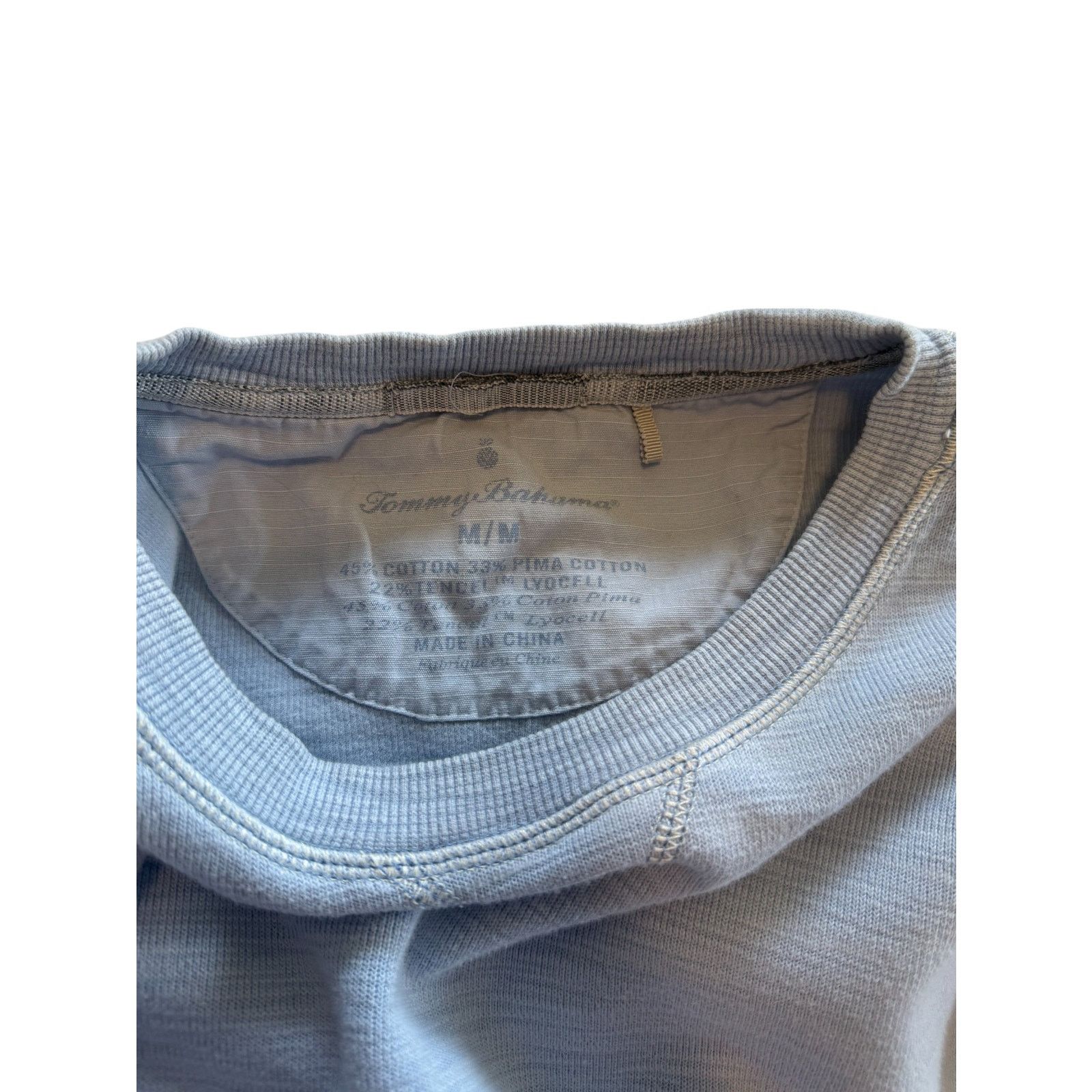 Tommy Bahama Tommy Bahama Sweatshirt Men M Blue Pima Cotton Tencel Size US M / EU 48-50 / 2 - 5 Thumbnail