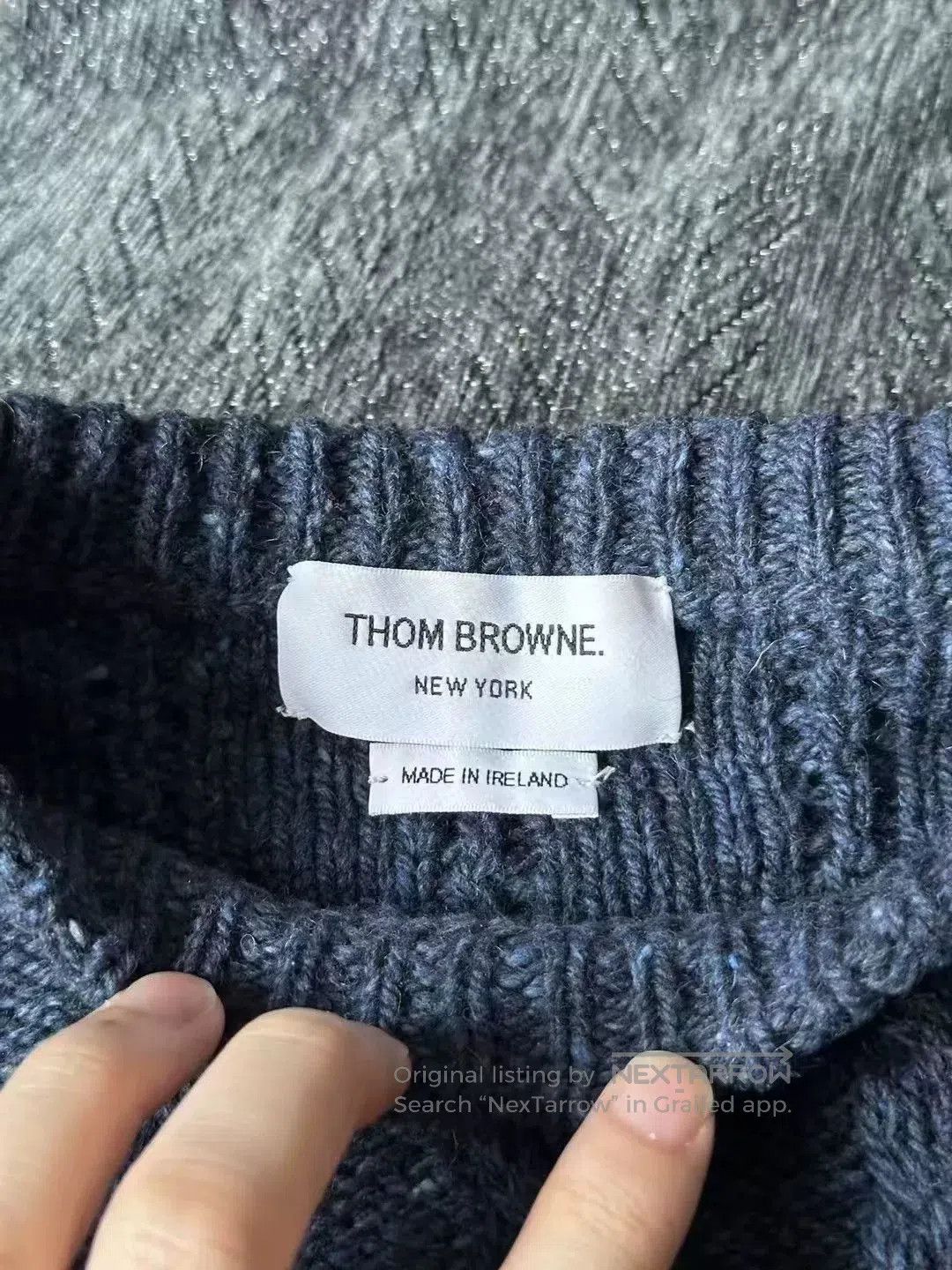 Thom Browne Thom Browne Blue Sweater. Size US M / EU 48-50 / 2 - 4 Thumbnail
