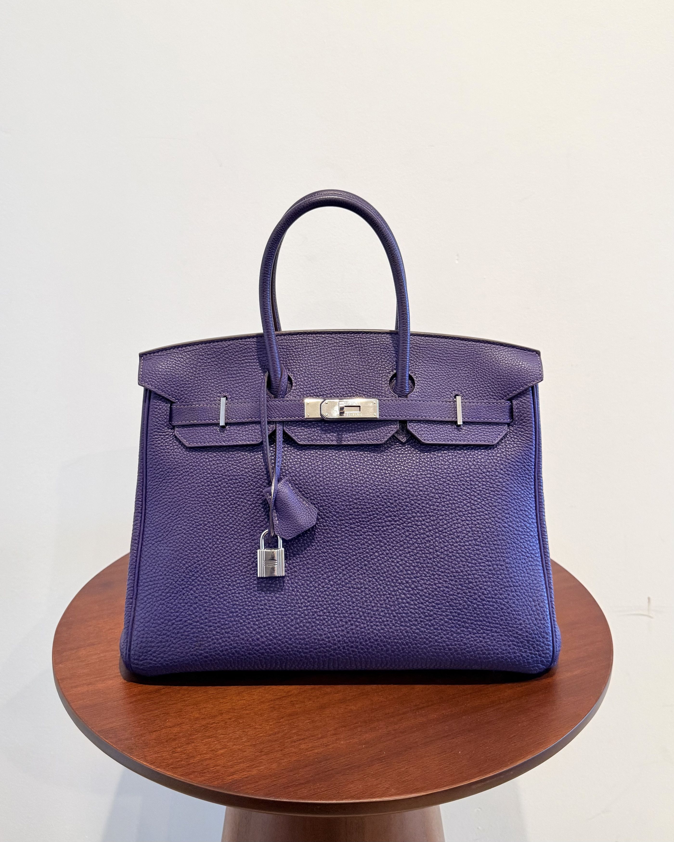 Hermes Hermes Togo Birkin 35 Iris Size ONE SIZE - 1 Thumbnail