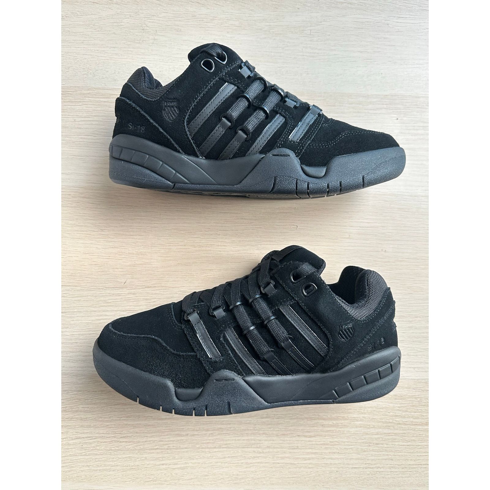 K-Swiss K-Swiss x Anwar Carrots SI-18 Black Sneaker - Size 7.5M Size US 7.5 / EU 40-41 - 3 Thumbnail