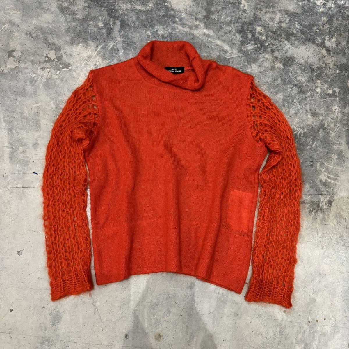 Comme des Garcons Comme des Garcons Fishnet Sleeves Knitwear Size US S / EU 44-46 / 1 - 2 Thumbnail