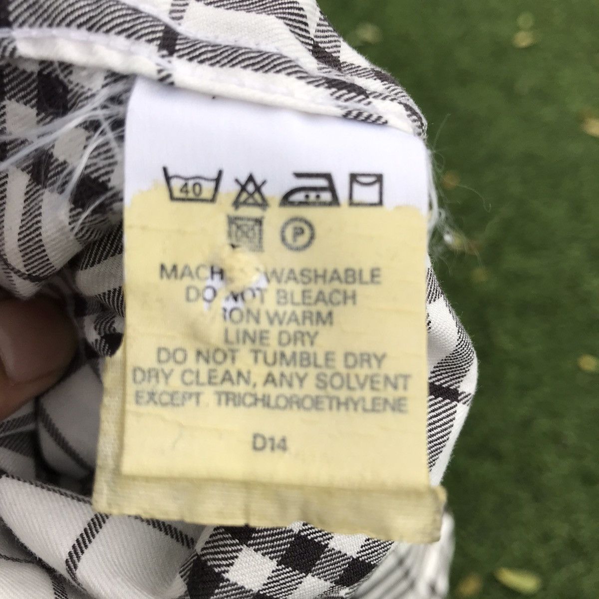 Burberry × Designer Vintage Burberry shirt london Nova check White tartan Iconic Size US L / EU 52-54 / 3 - 12 Thumbnail