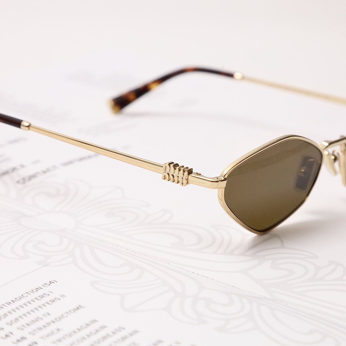 Miu Miu MIU MIU 0MU 56ZS SUNGLASSES Size ONE SIZE - 3 Thumbnail