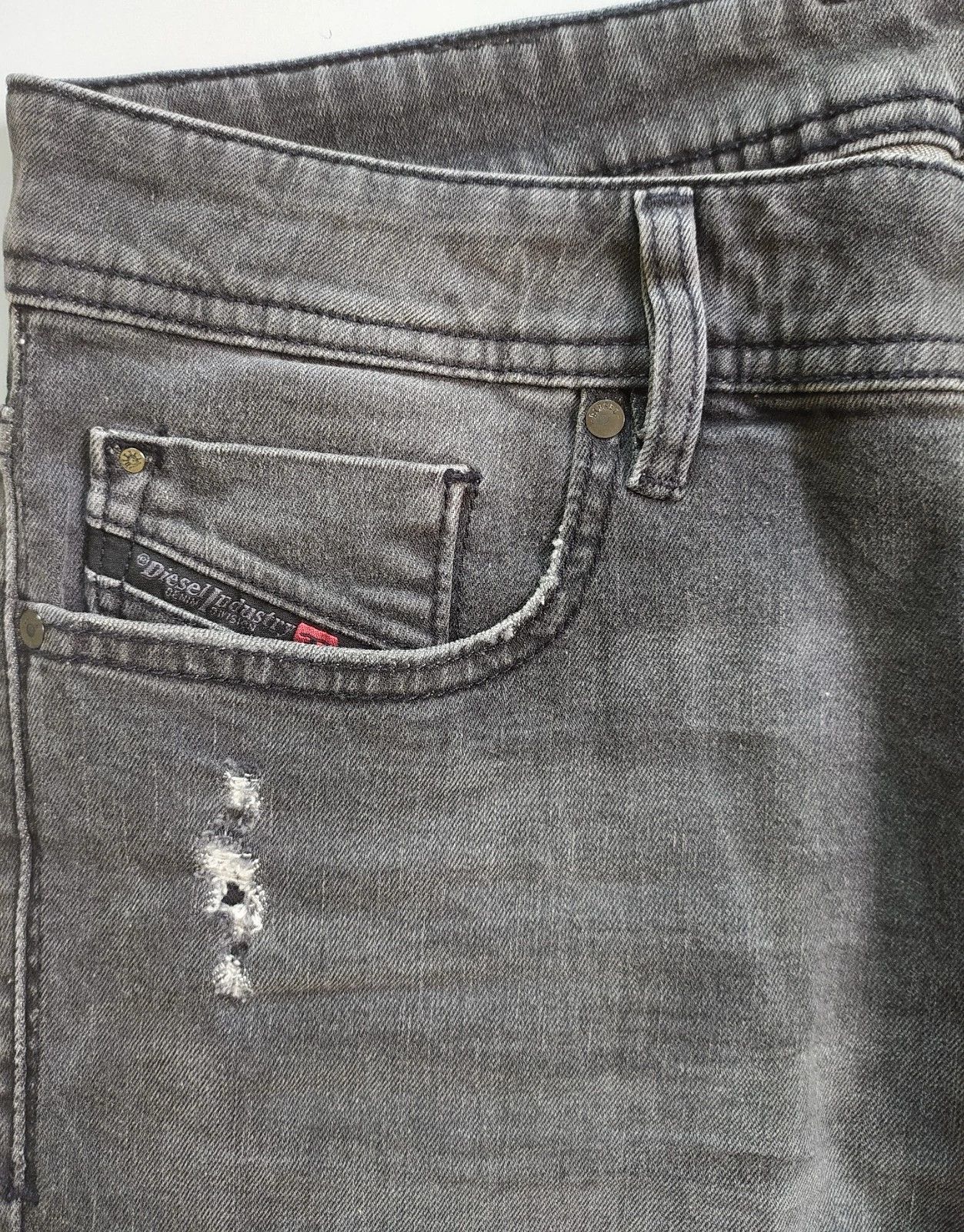 Diesel Diesel TROXER L.32 MENS JEANS SLTP/9985 Size US 34 / EU 50 - 4 Thumbnail