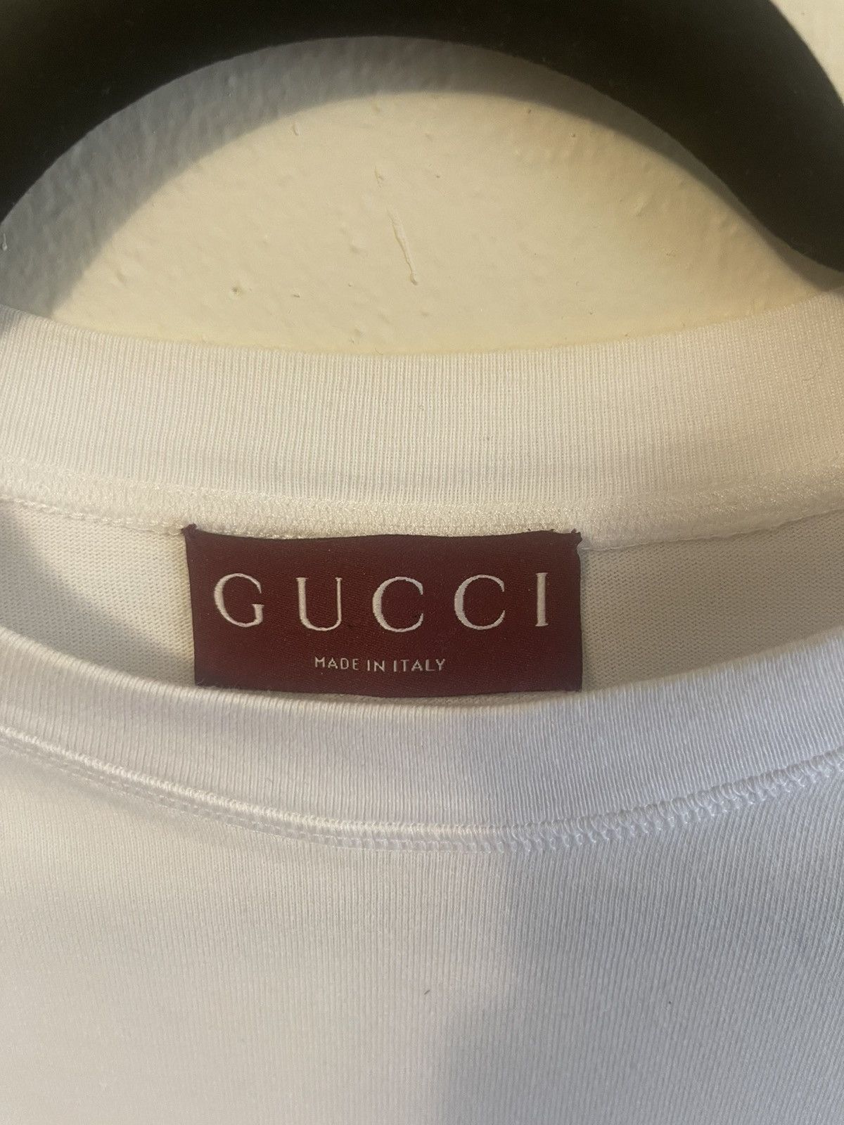 Gucci Gucci Cotton jersey T-shirt with print white Size US S / EU 44-46 / 1 - 3 Thumbnail
